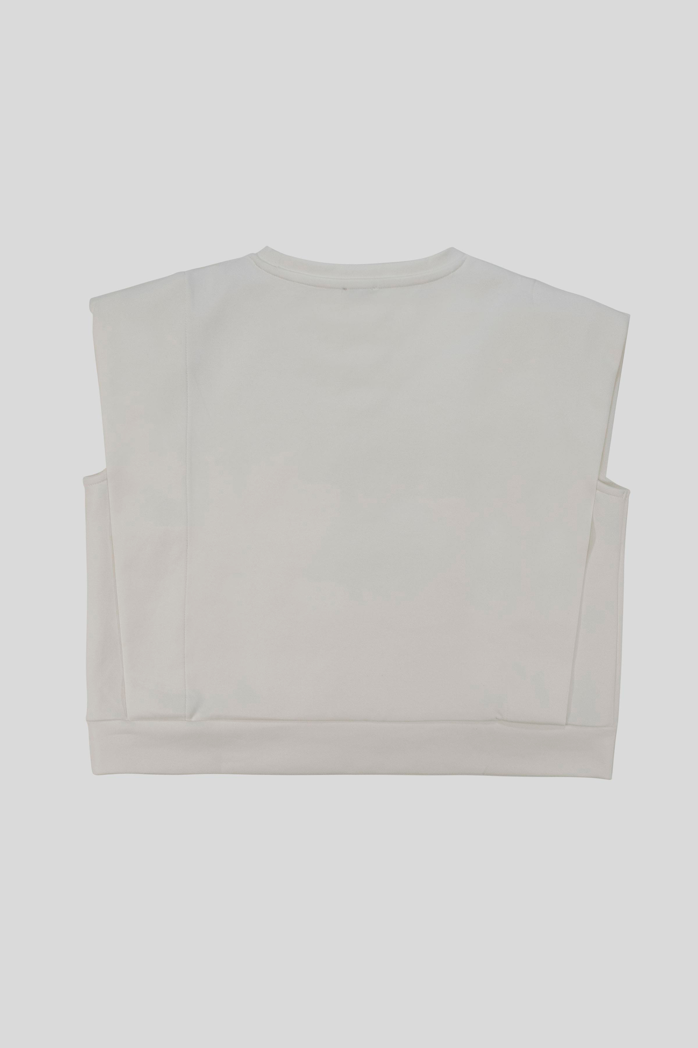 Biiklet Yaka Dik Omuz Kadın Crop