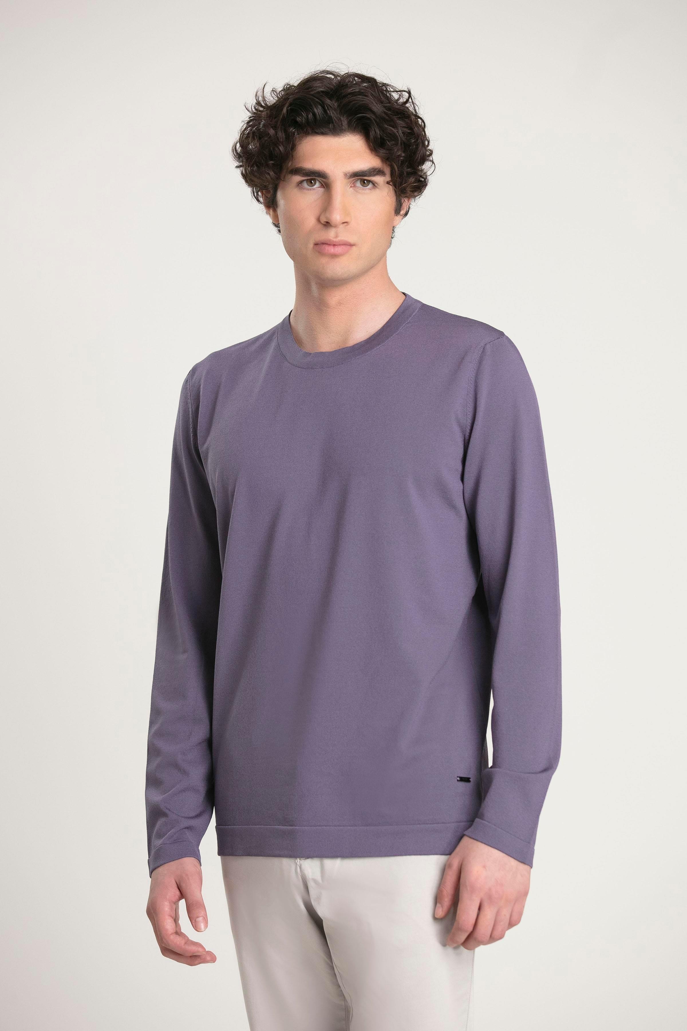 Bisiklet Yaka Slim Fit Basic Erkek Kazak