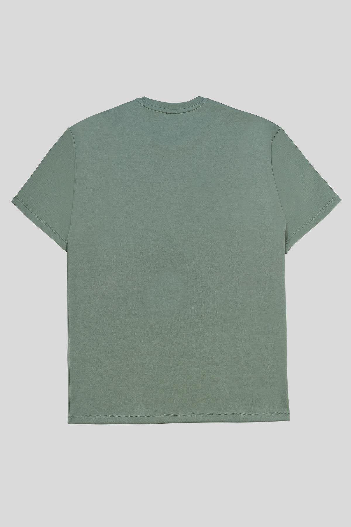 Bisiklet Yaka YEAH Baskılı Erkek T-shirt