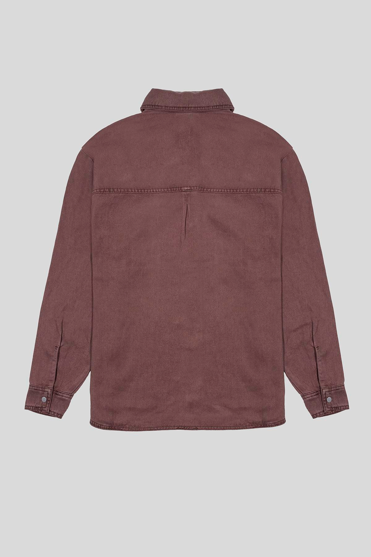 Regular Fit Önü Çıtçıt Kapamalı Lyocell Kadın Gömlek