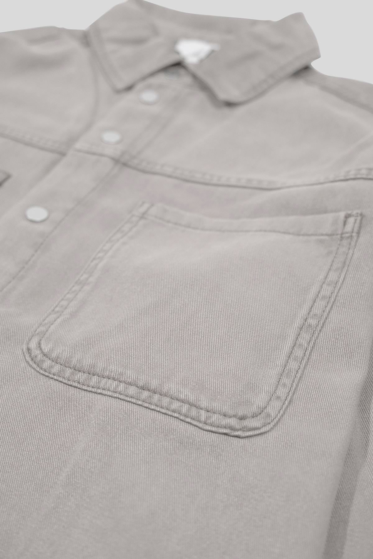 Regular Fit Önü Çıtçıt Kapamalı Lyocell Kadın Gömlek