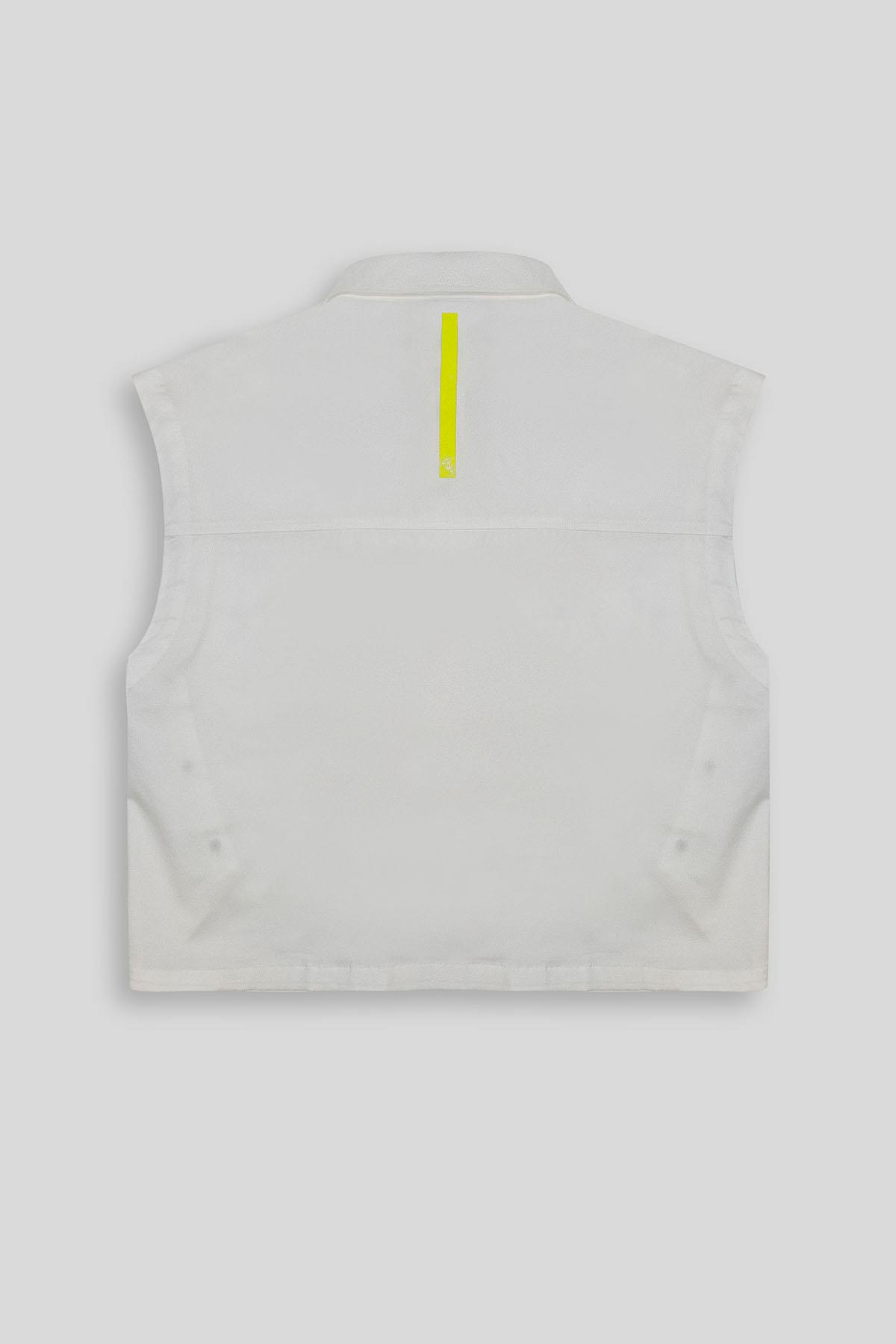 Spor Şık Sıfır Kol Kadın Gömlek