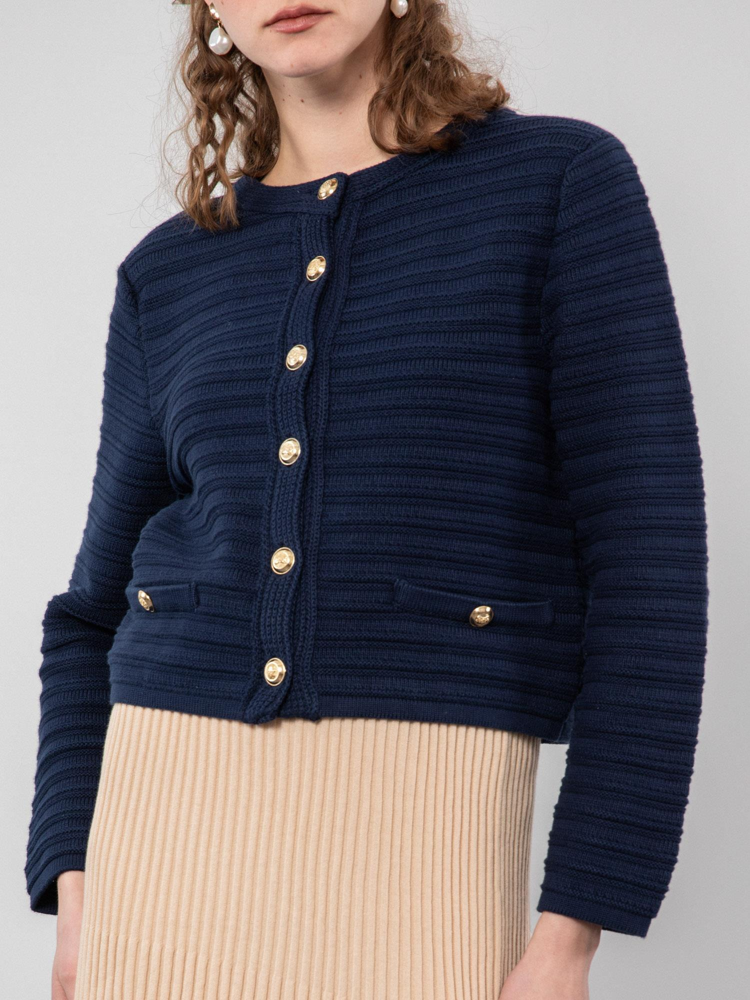 %100 Organik Pamuk Düğme Detaylı Hırka