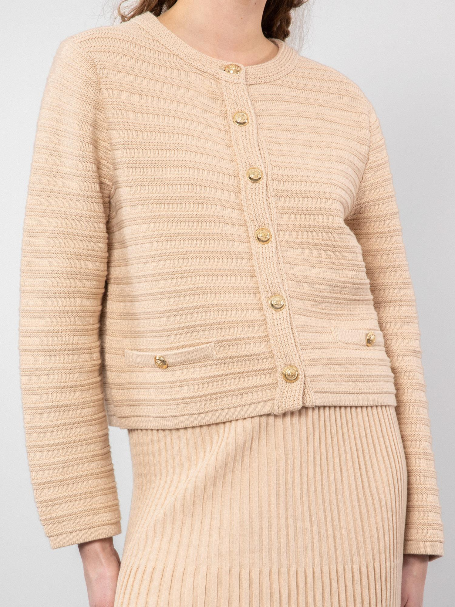 %100 Organik Pamuk Düğme Detaylı Hırka