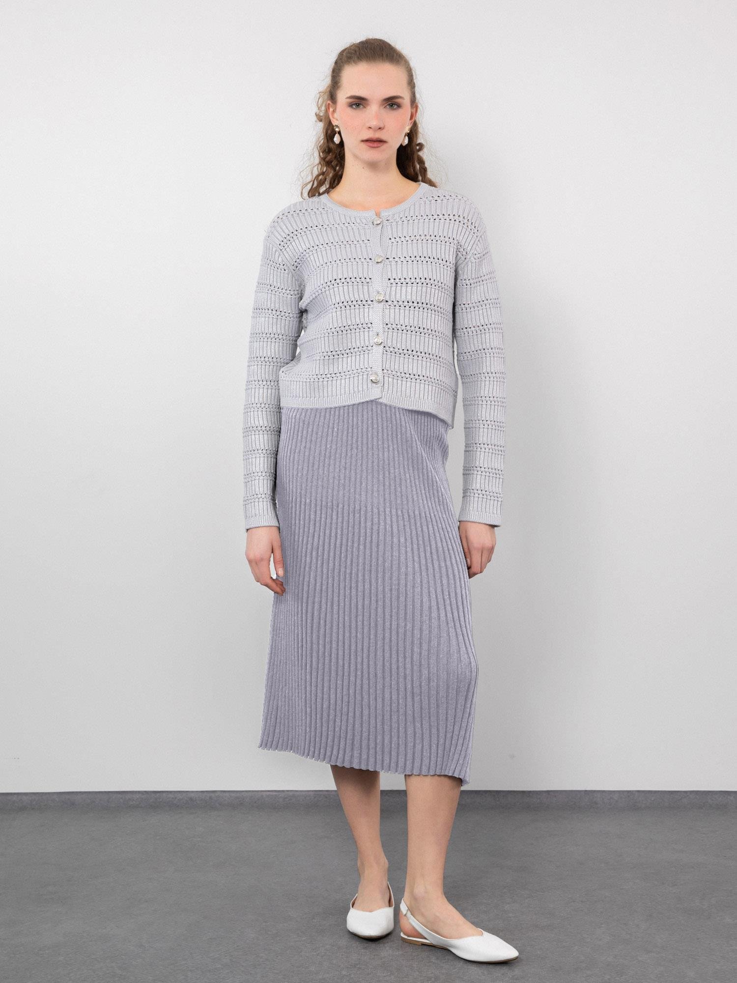 %100 Organik Pamuk Fitilli Etek