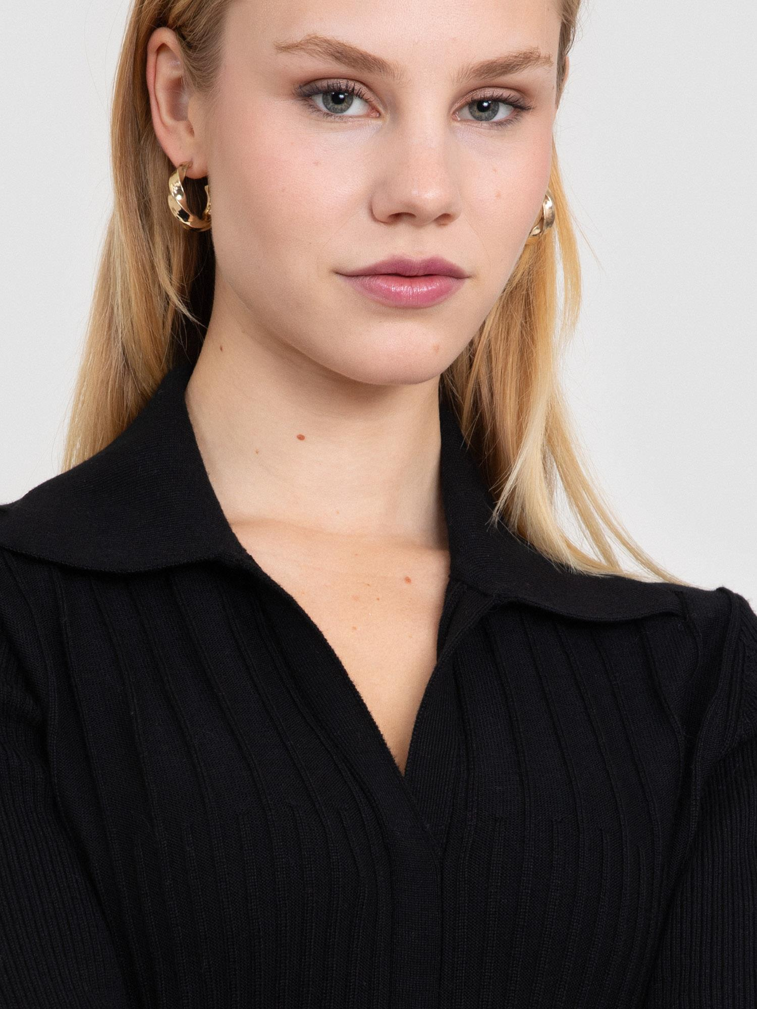 %100 Organik Yün Fitilli Elbise