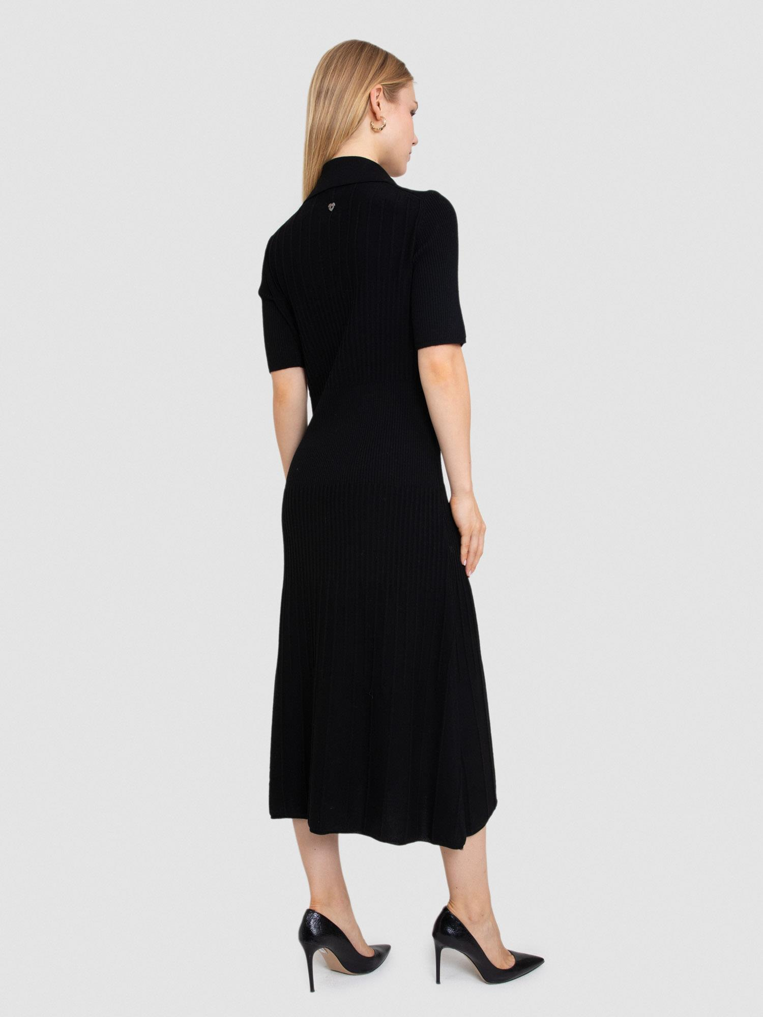 %100 Organik Yün Fitilli Elbise