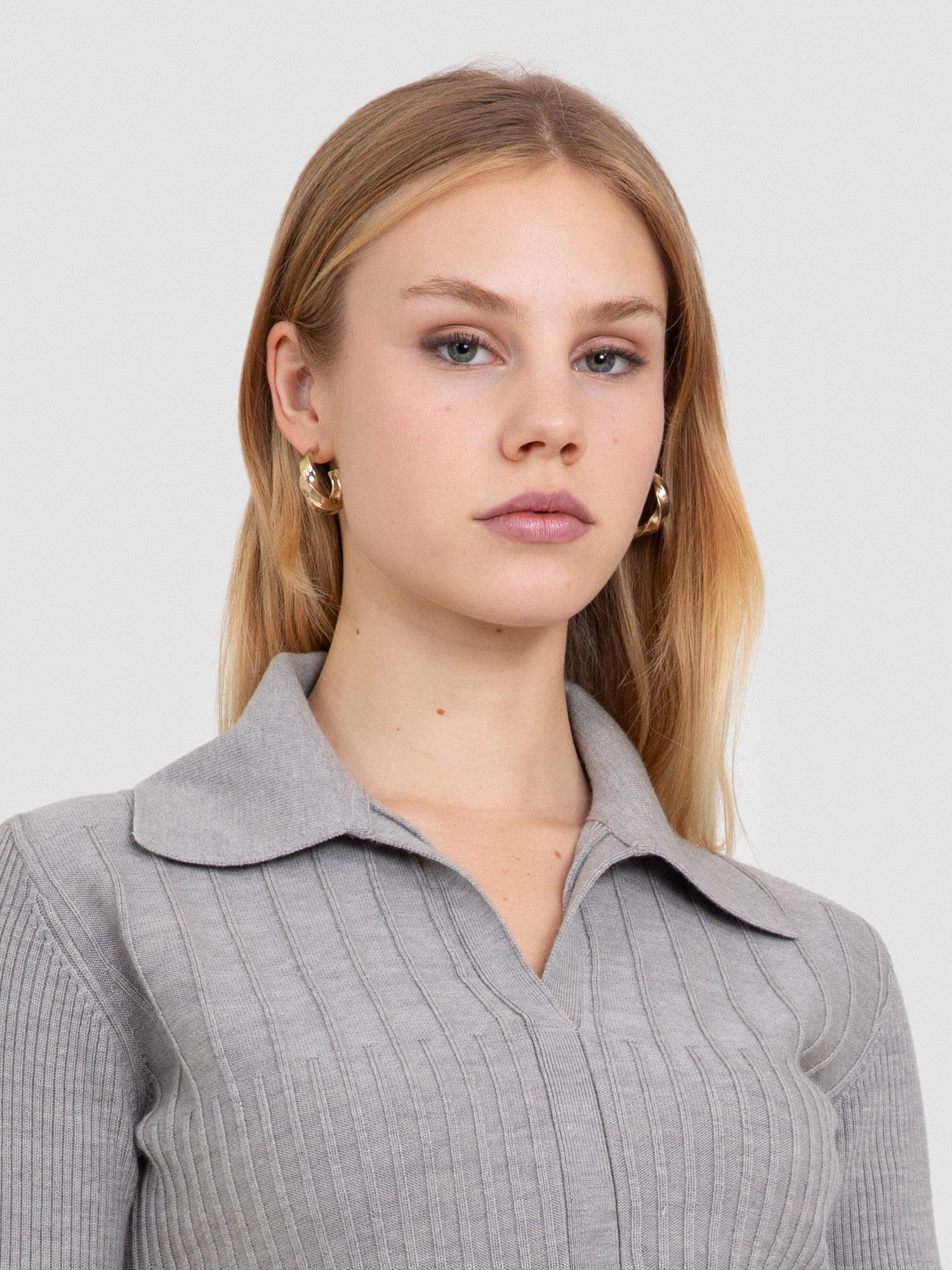 %100 Organik Yün Fitilli Kazak