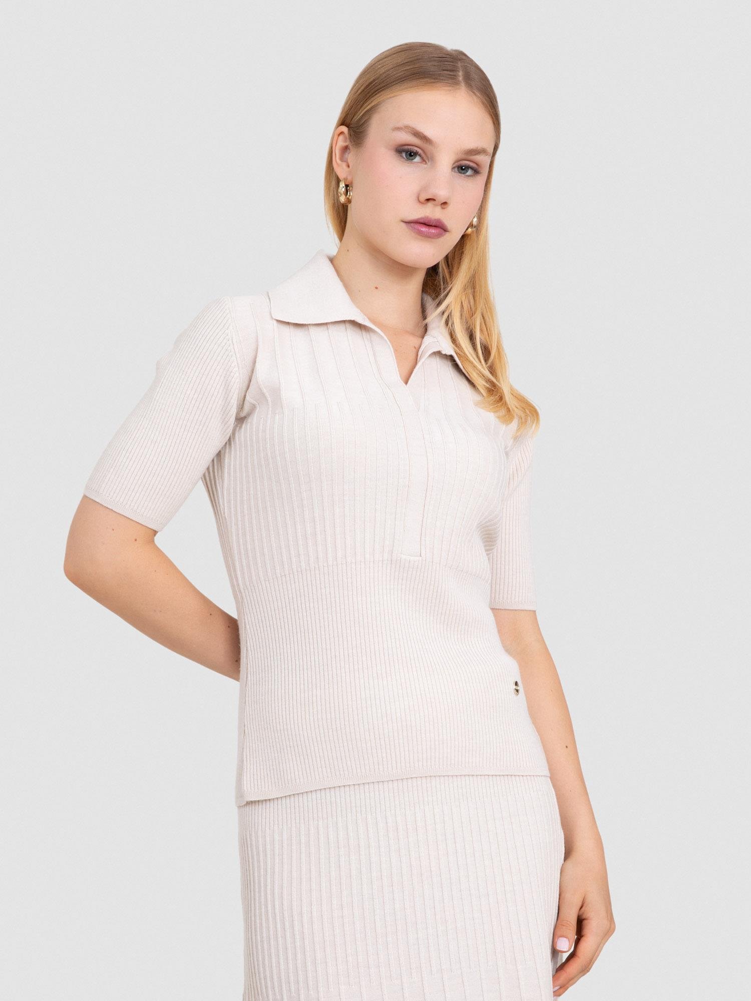 %100 Organik Yün Fitilli Kazak