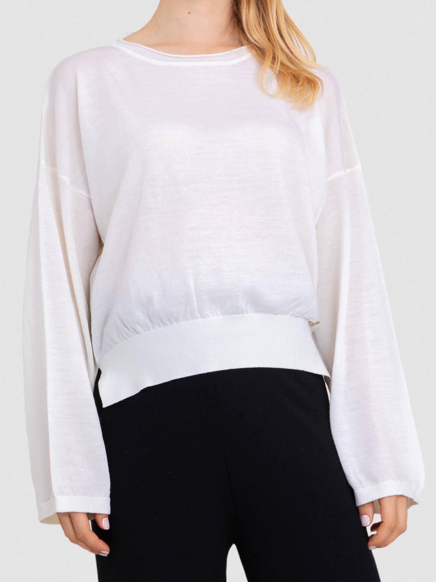 %100 Yün Yuvarlak Yaka Kazak