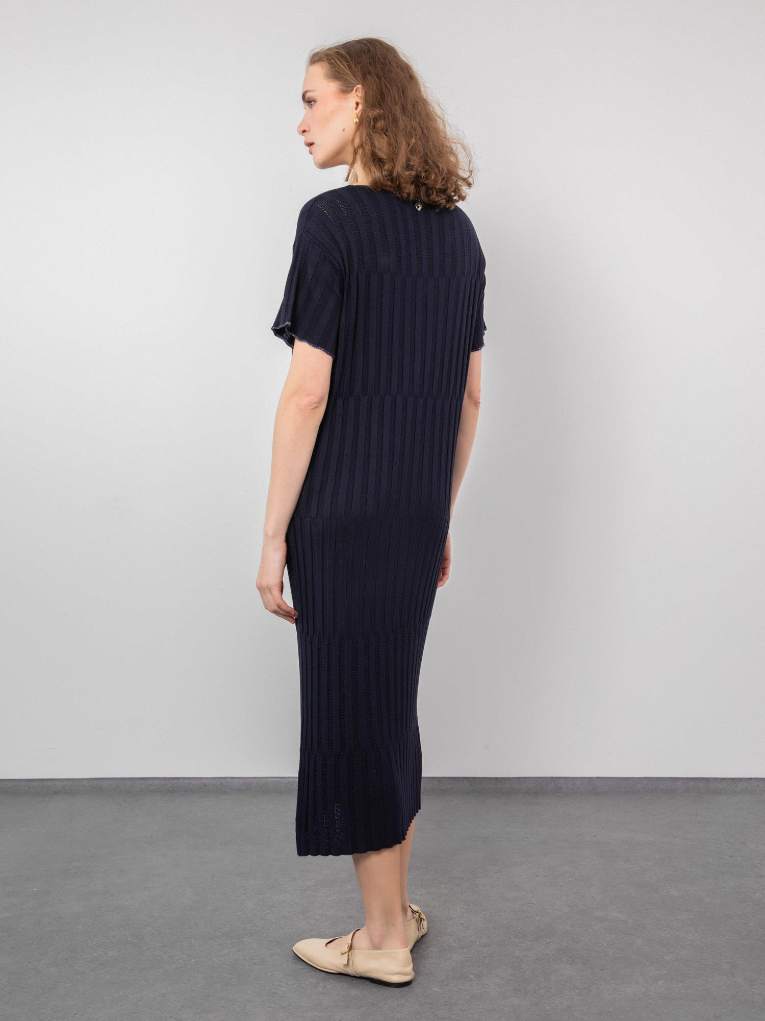 Ajurlu Örgü Oyunlu Elbise