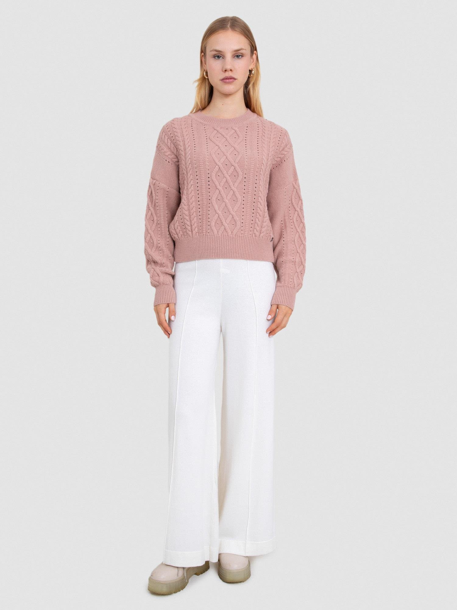 Alpaka Karışımlı Bisiklet Yaka Kazak