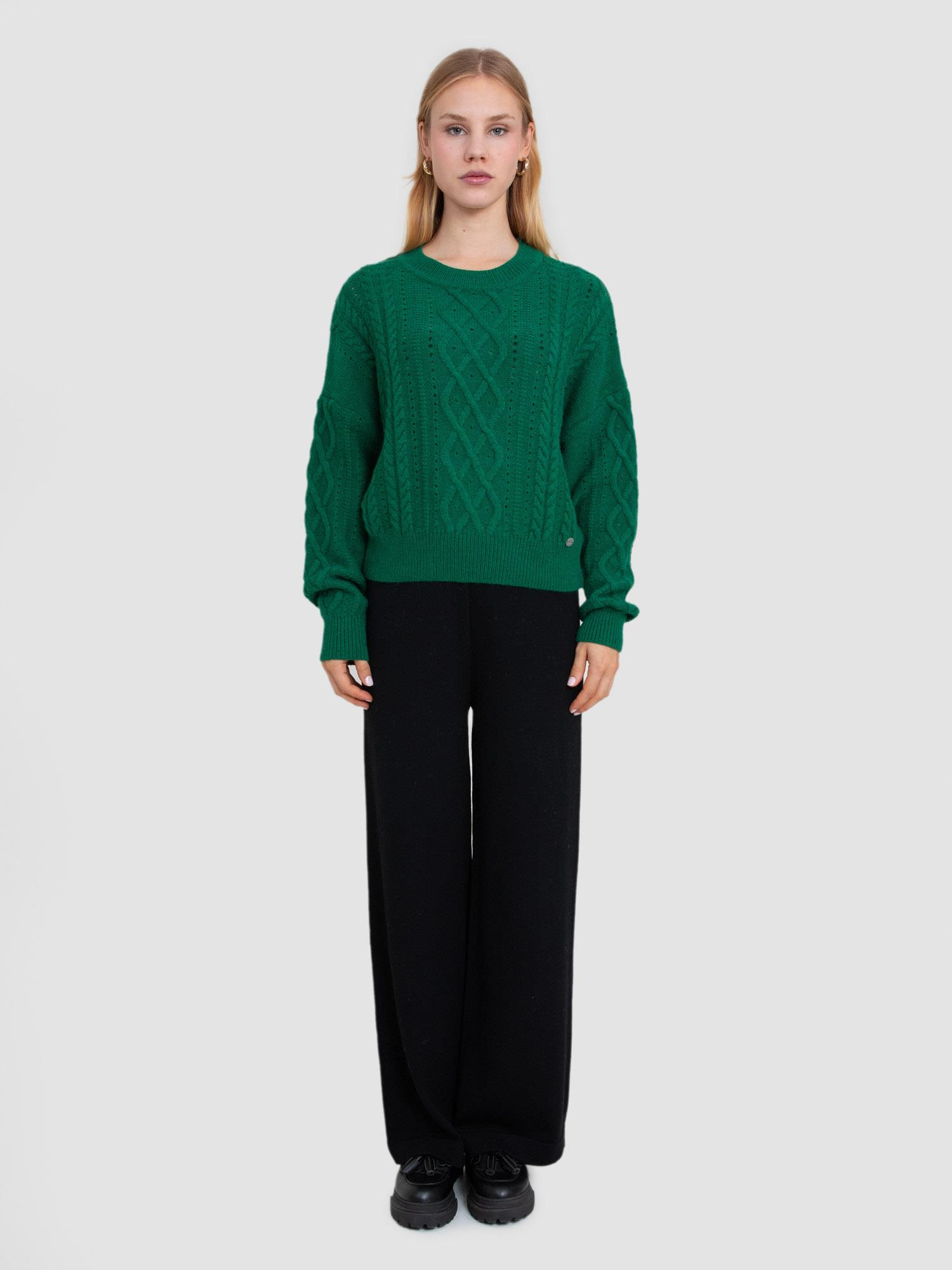 Alpaka Karışımlı Bisiklet Yaka Kazak