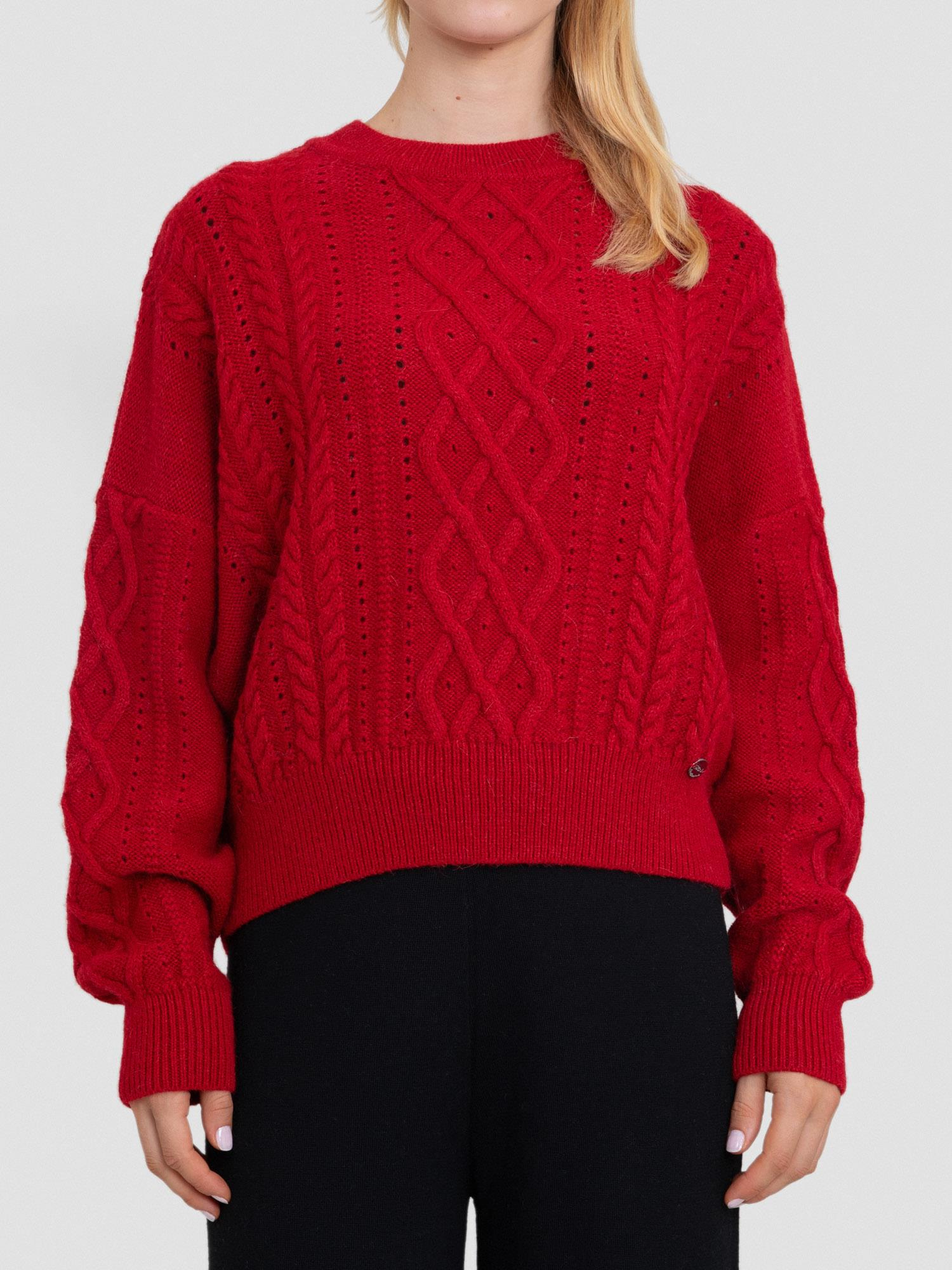 Alpaka Karışımlı Bisiklet Yaka Kazak