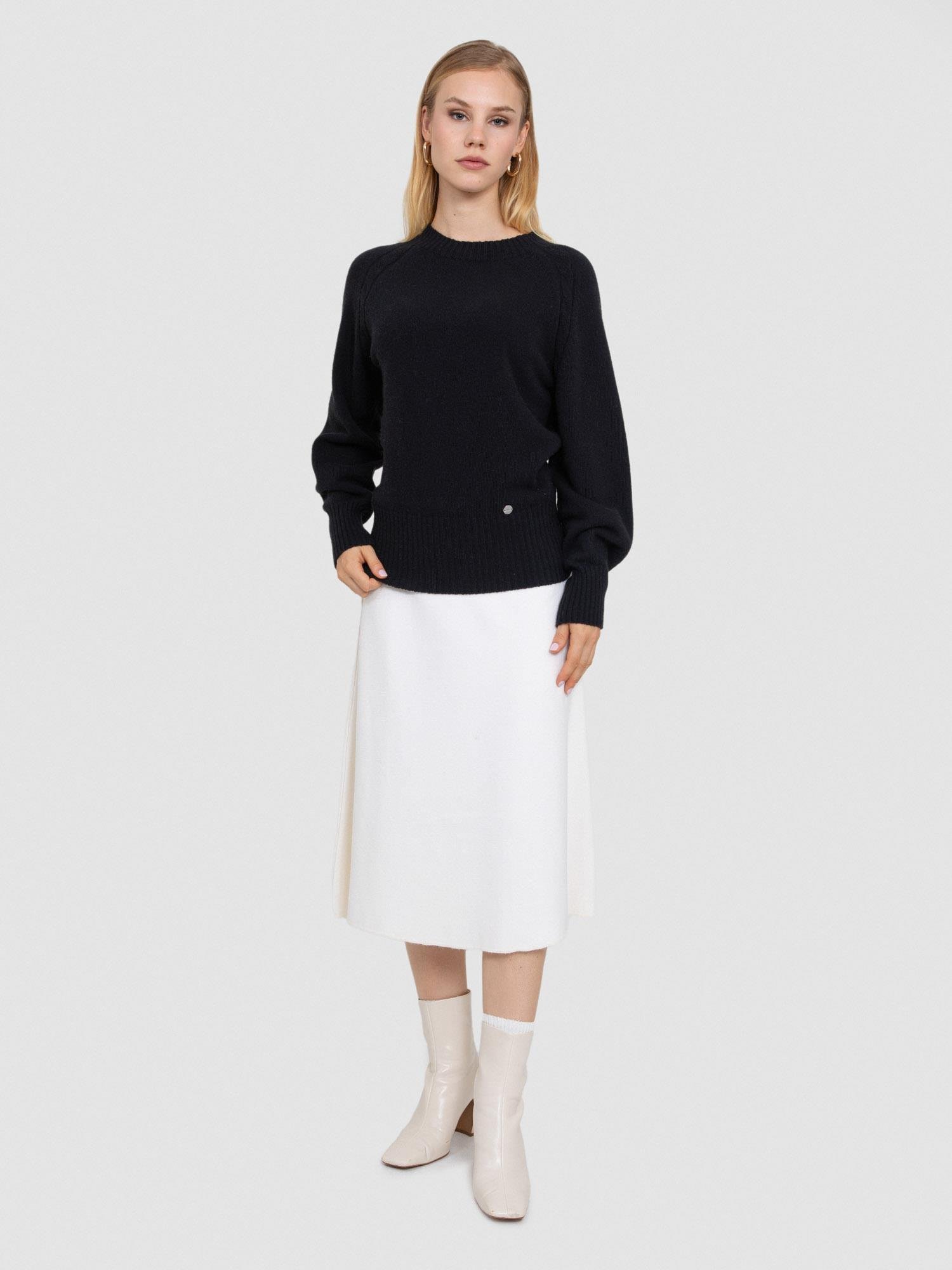 Angora ve Organik Pamuk Karışımlı Etek