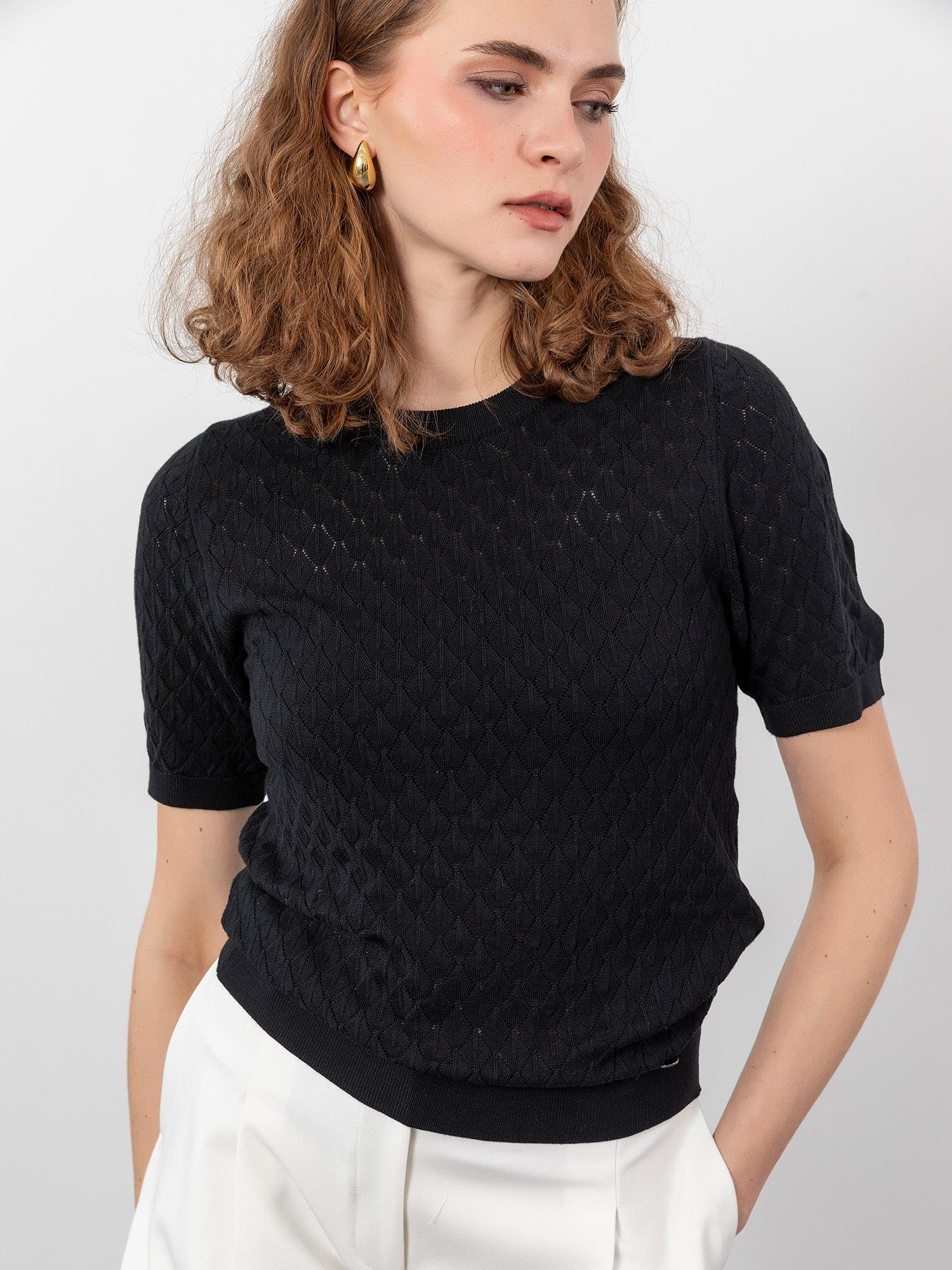 Bisiklet Yaka Ajurlu Kazak