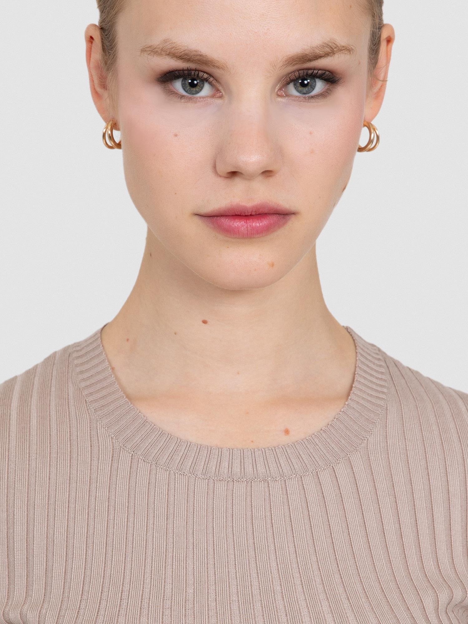 Fitilli Bisiklet Yaka Streç Kazak