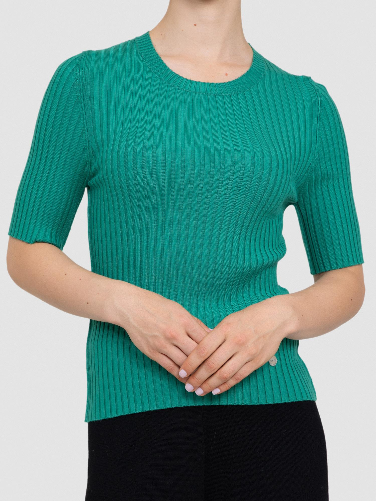 Fitilli Bisiklet Yaka Streç Kazak