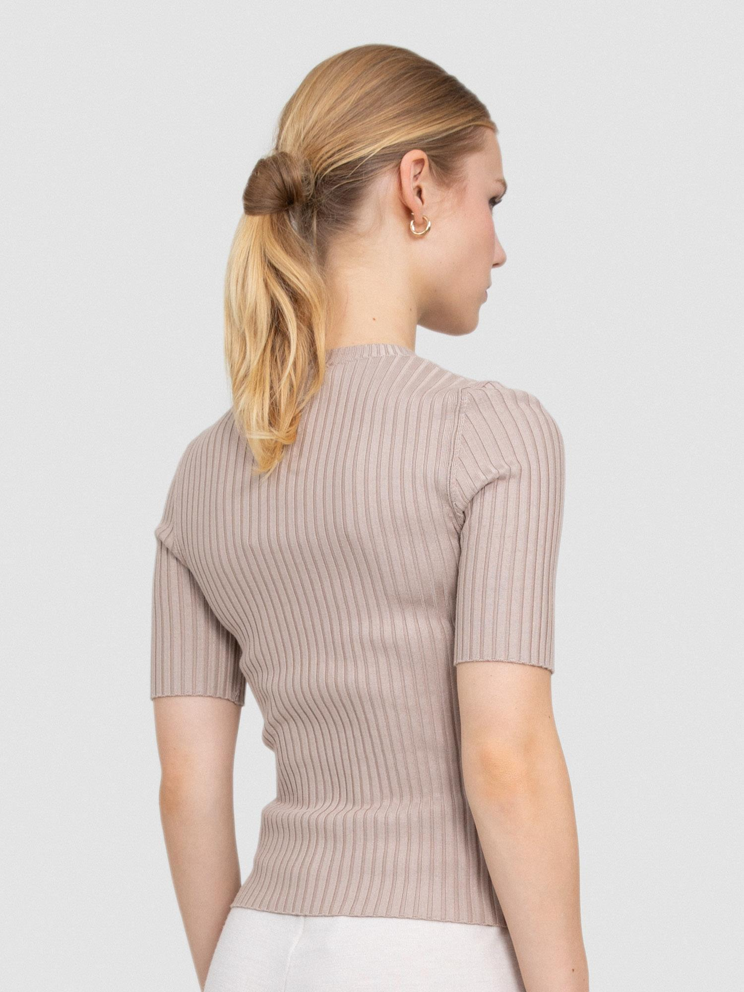 Fitilli Bisiklet Yaka Streç Kazak