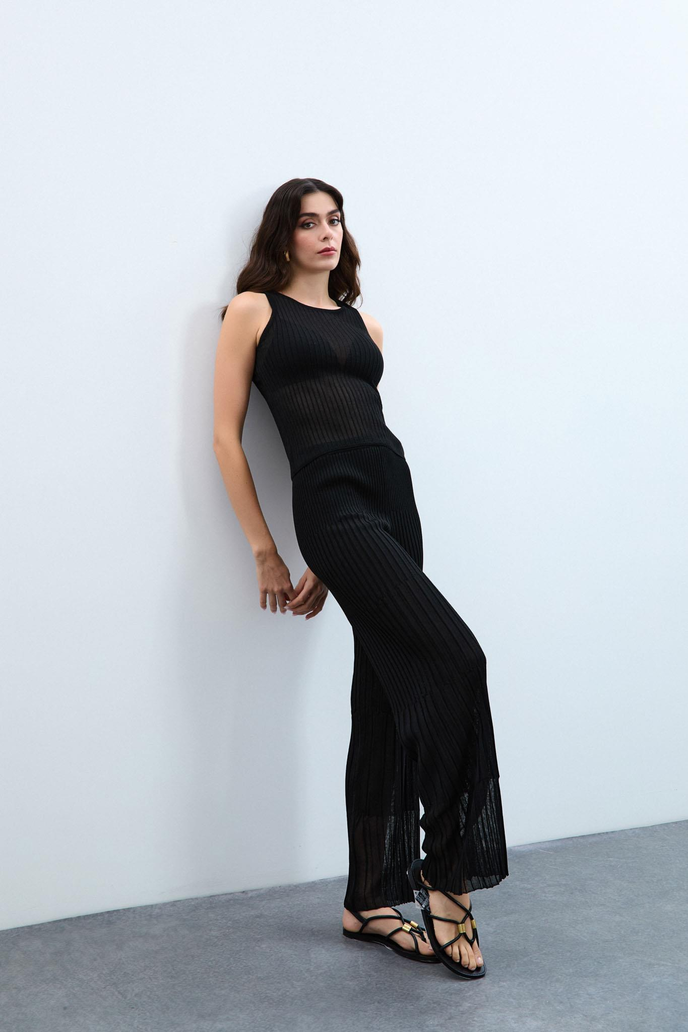 Fitilli Bol Paça Pantolon