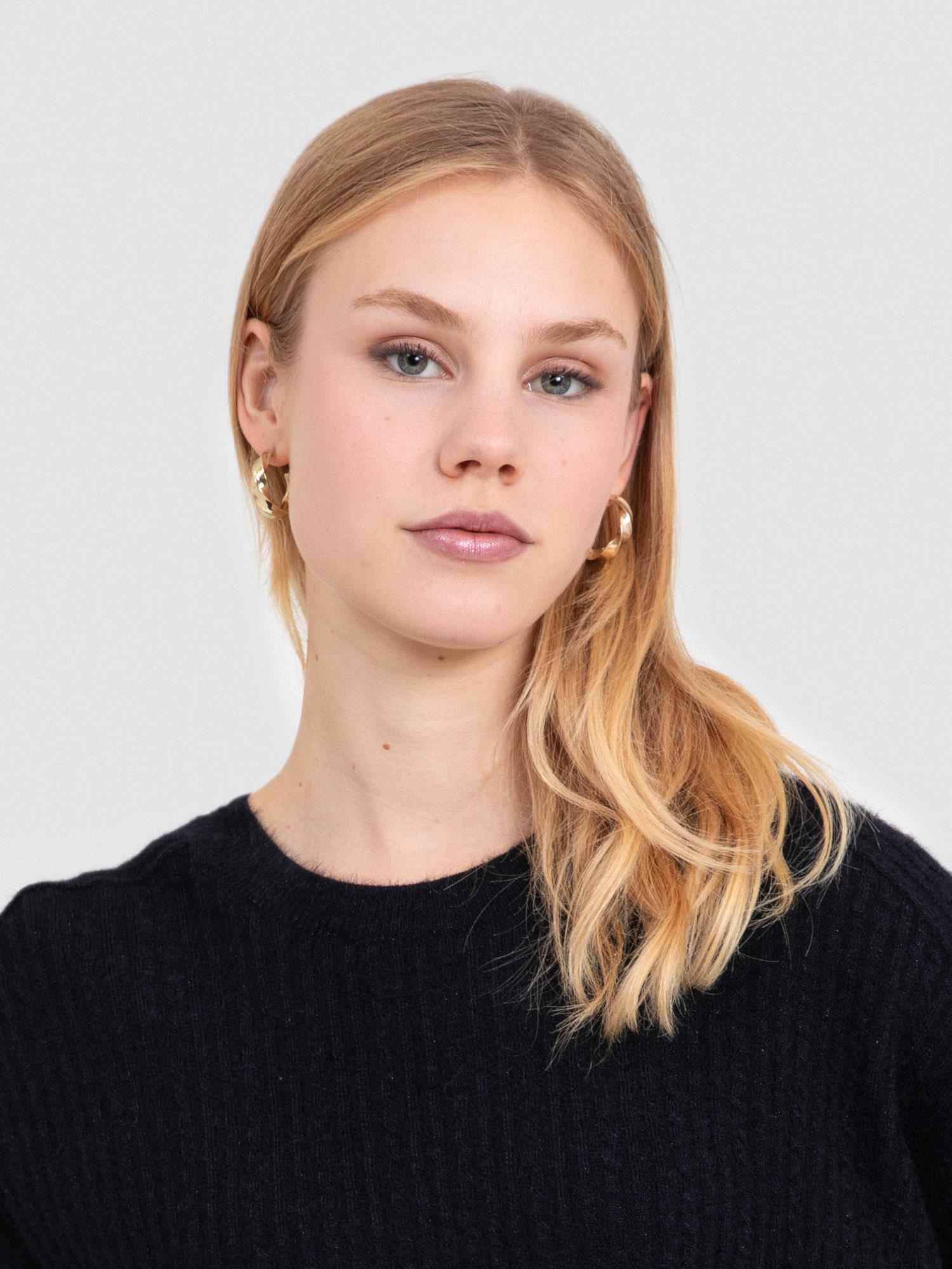 Kablo Örgü Metalik İpli Kazak