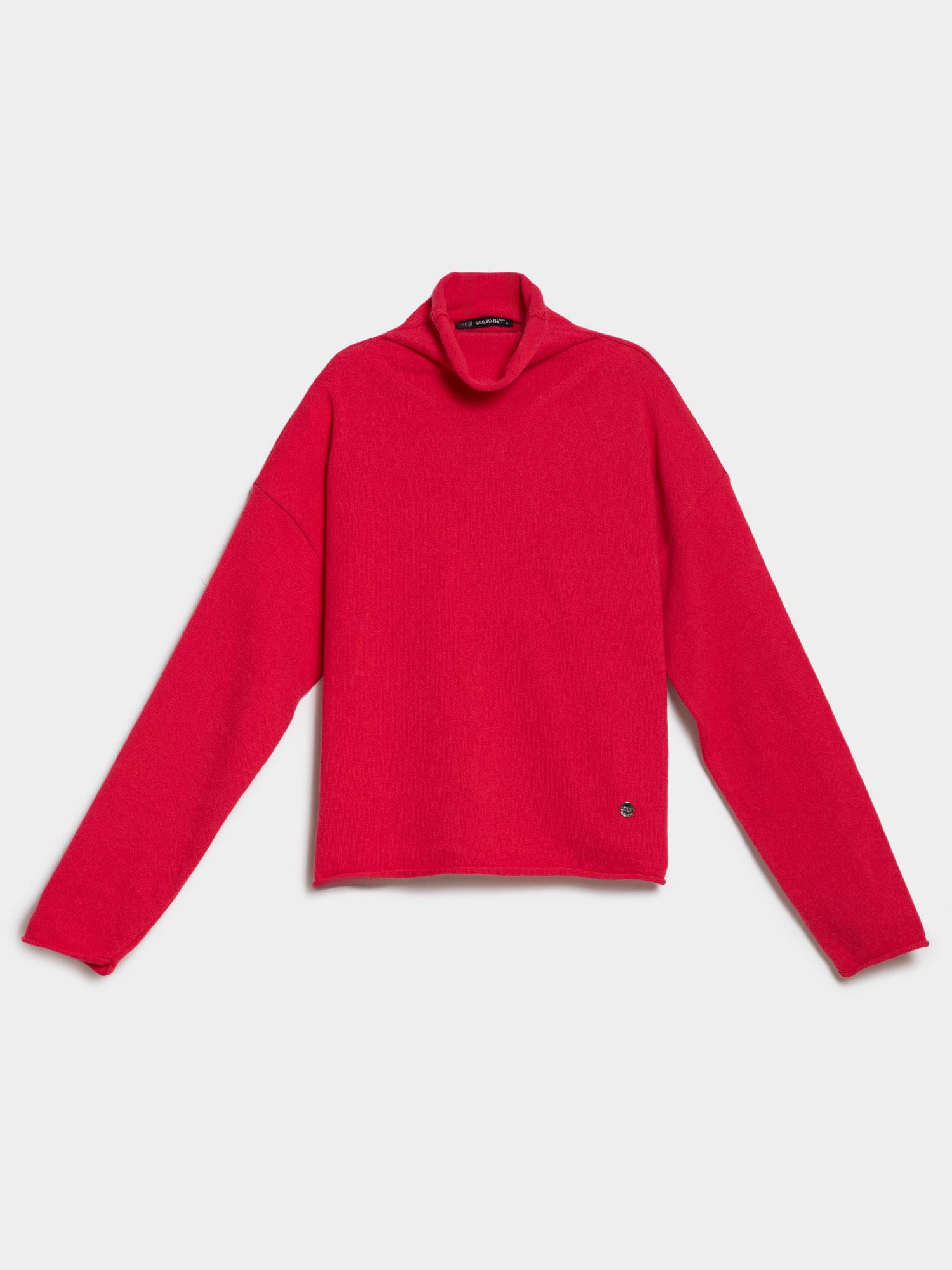 Kaşmir Karışımlı Balıkçı Yaka Kazak