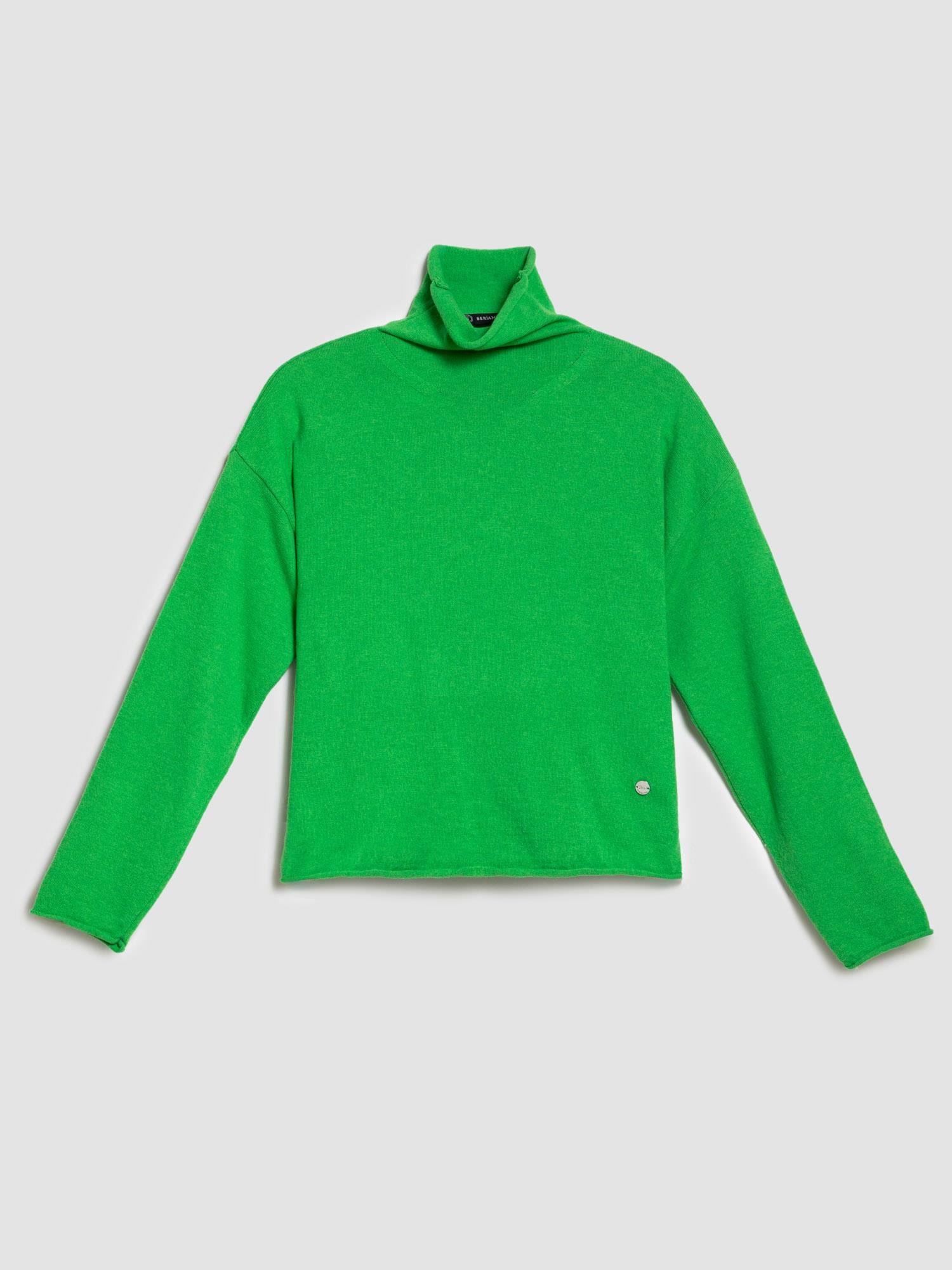 Kaşmir Karışımlı Balıkçı Yaka Kazak