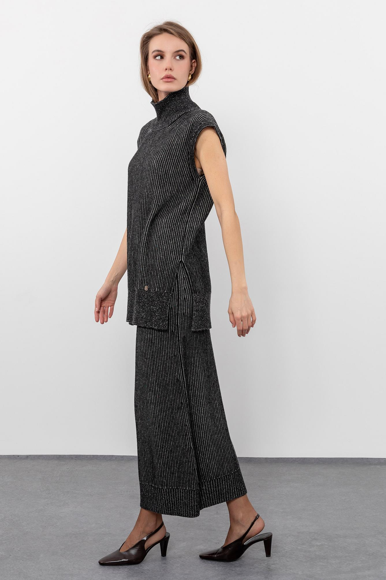 Kaşmir ve Yün Karışımlı Balıkçı Yaka Süveter