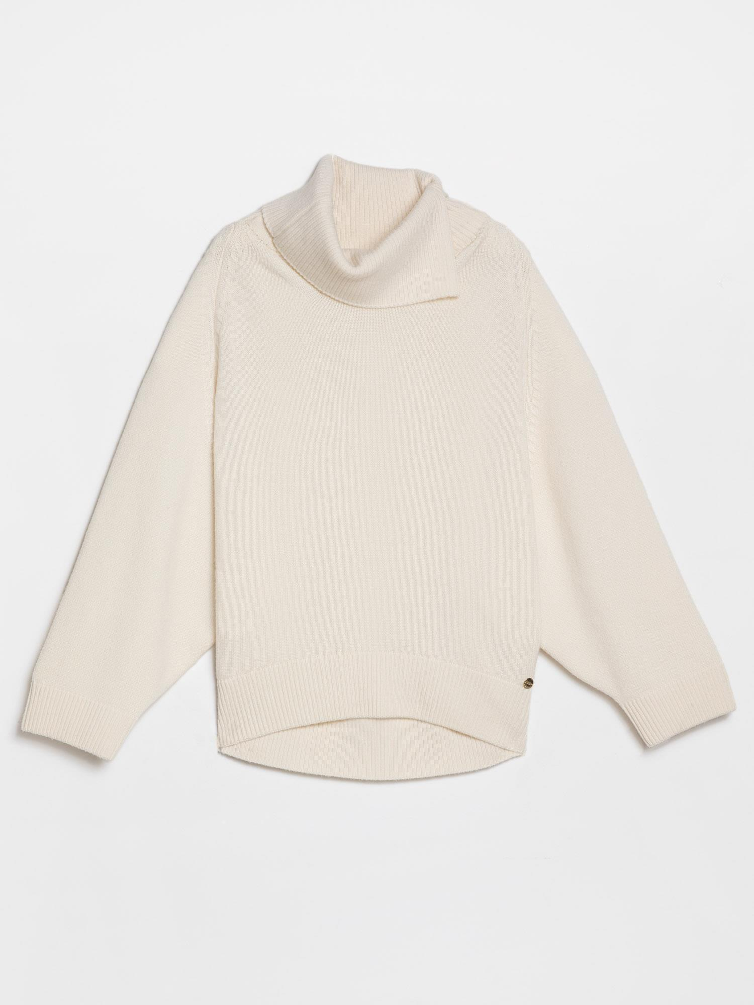 Kaşmir ve Yün Karışımlı Şal Yaka Kazak