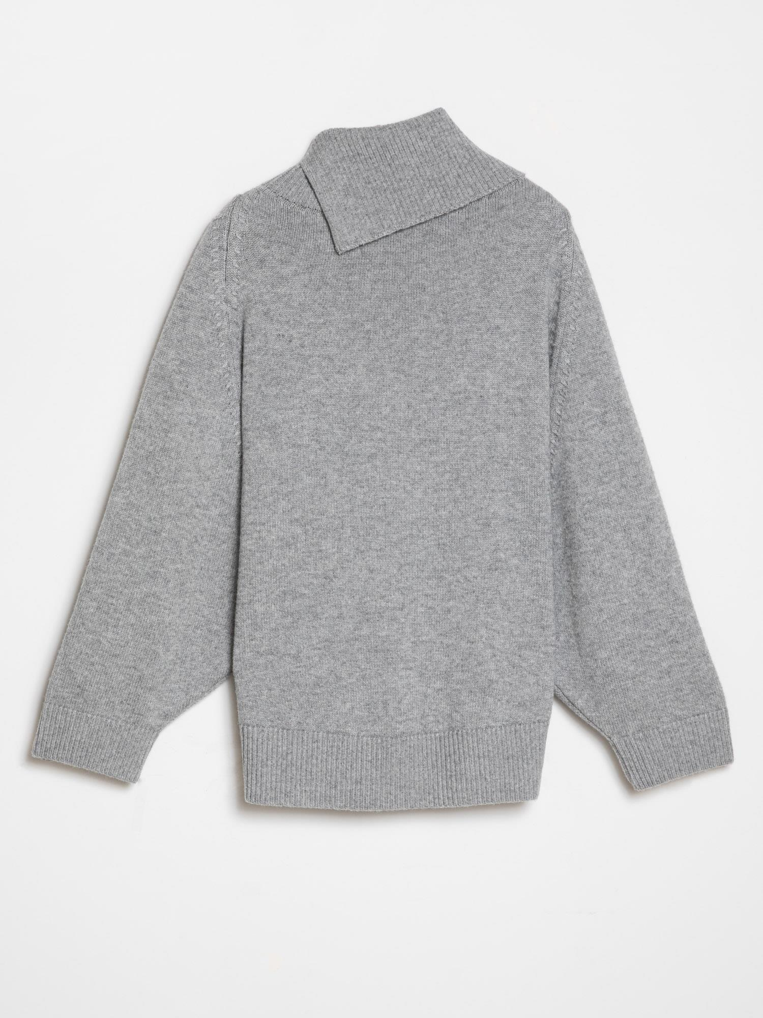 Kaşmir ve Yün Karışımlı Şal Yaka Kazak