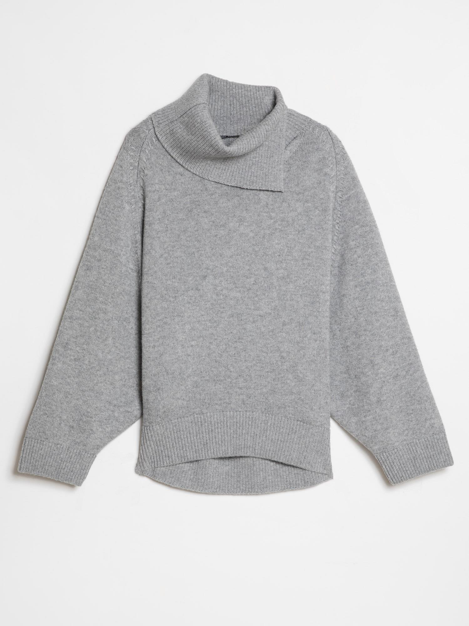 Kaşmir ve Yün Karışımlı Şal Yaka Kazak