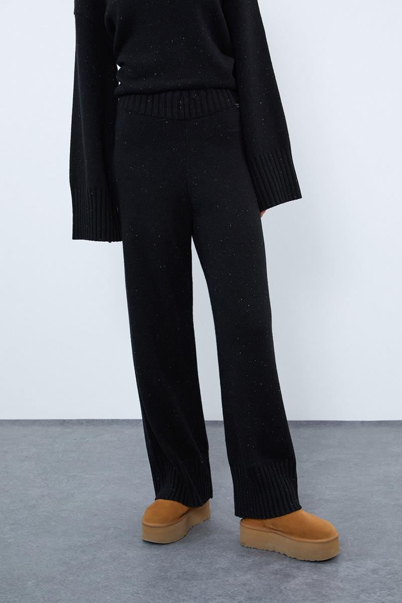 Kaşmir ve Yün Karışımlı Yüksel Bel Pantolon