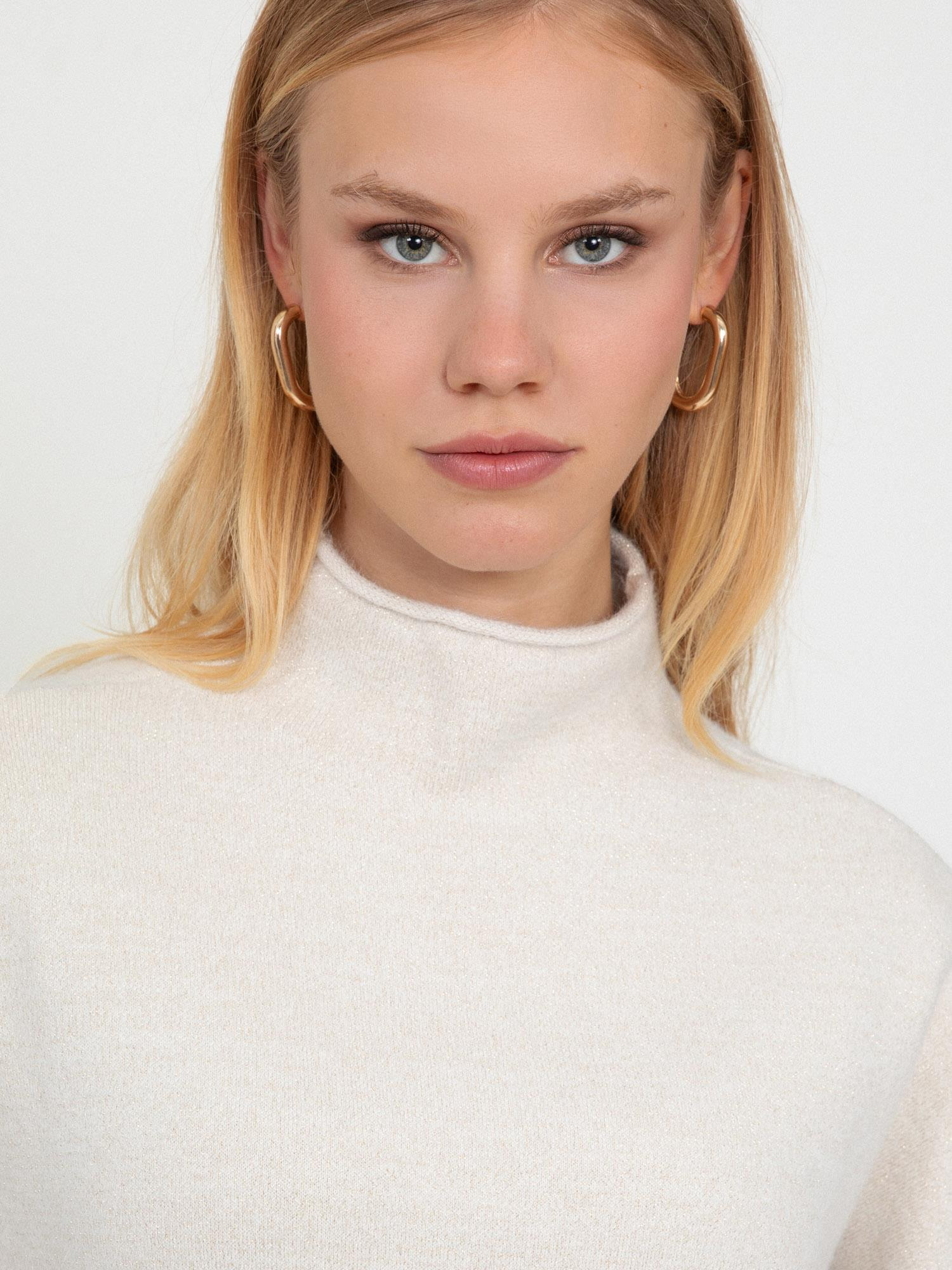 Organik Pamuk Karışımlı Balıkçı Yaka Elbise