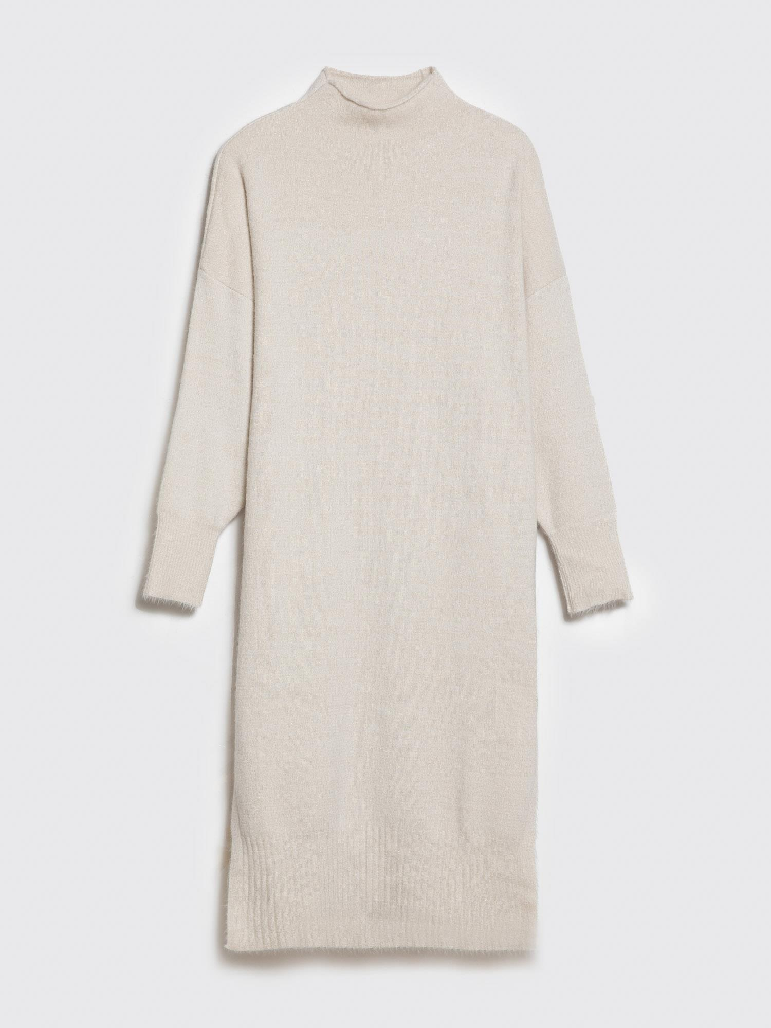 Organik Pamuk Karışımlı Balıkçı Yaka Elbise