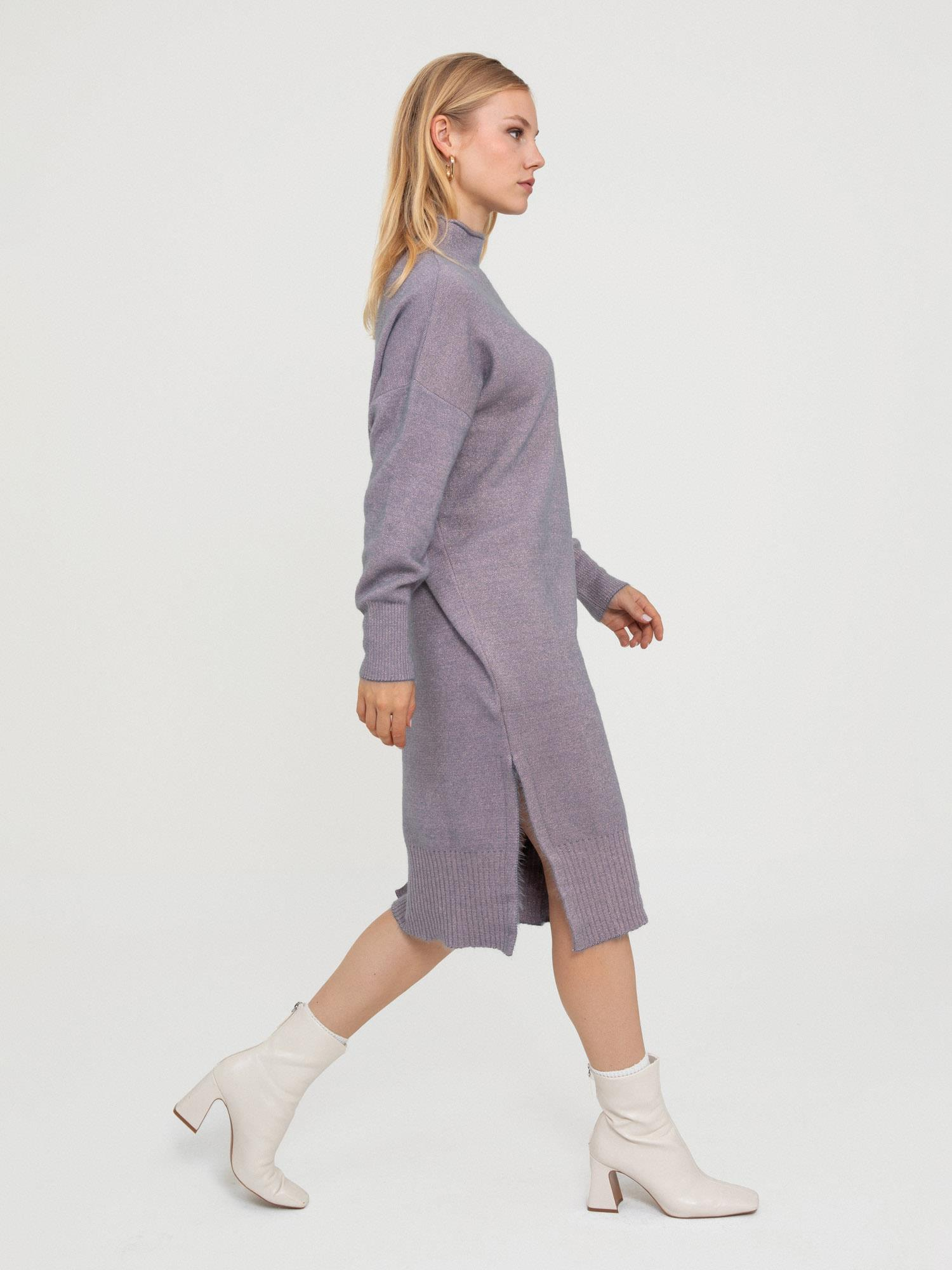 Organik Pamuk Karışımlı Balıkçı Yaka Elbise