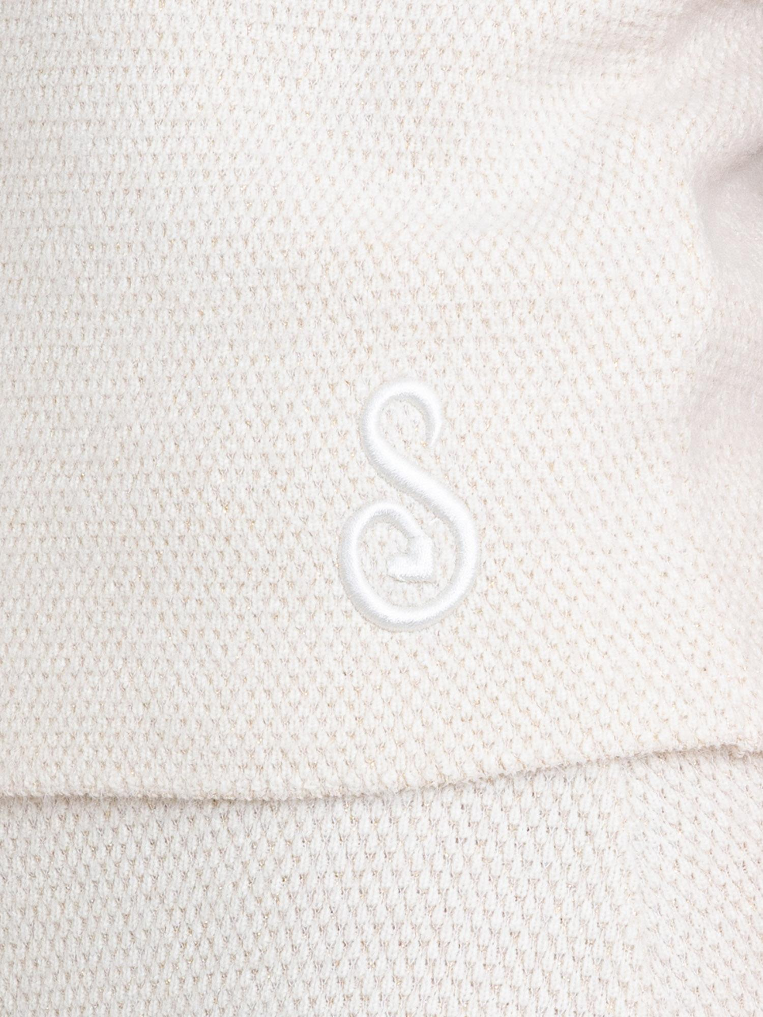 Organik Pamuk Karışımlı Metalik İpli Atlet