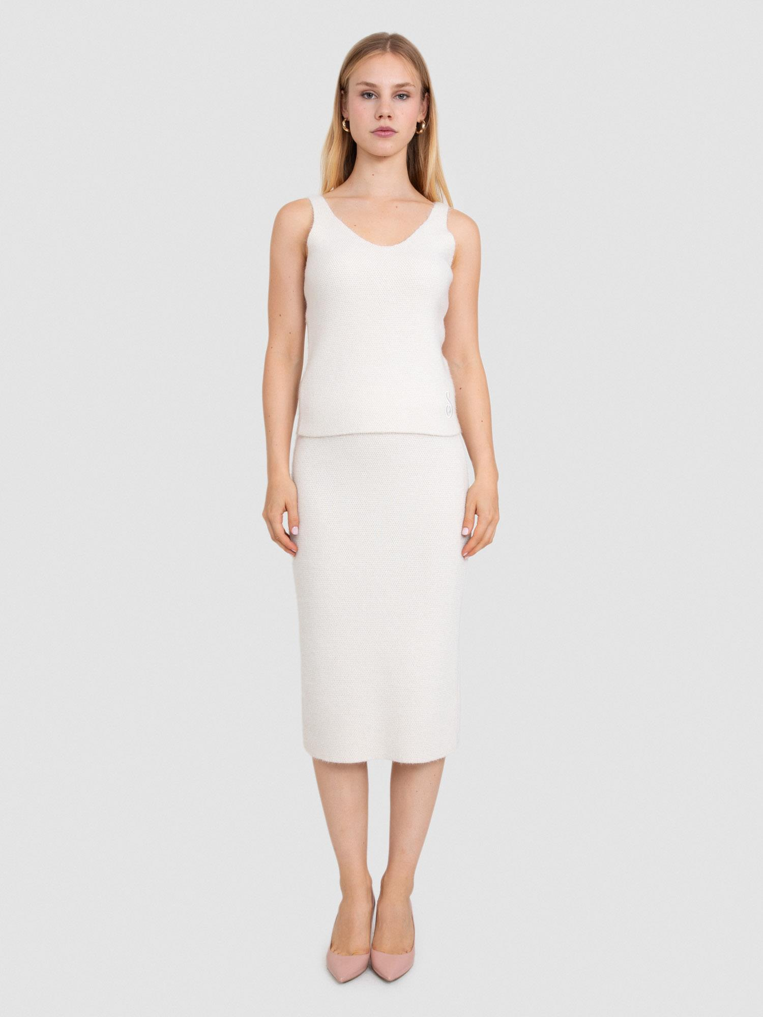 Organik Pamuk Karışımlı Metalik İpli Atlet