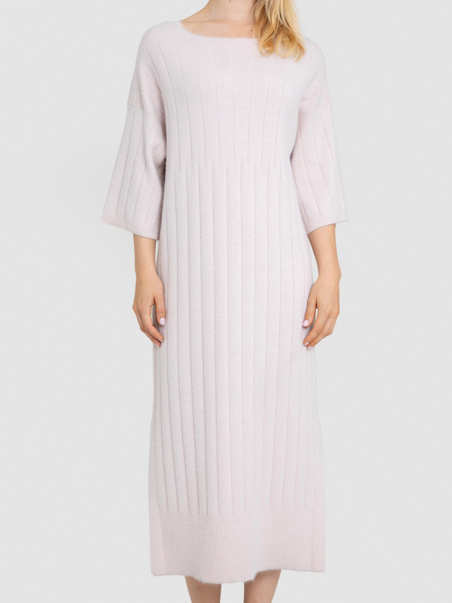 Organik Pamuk Karışımlı Metalik İpli Elbise