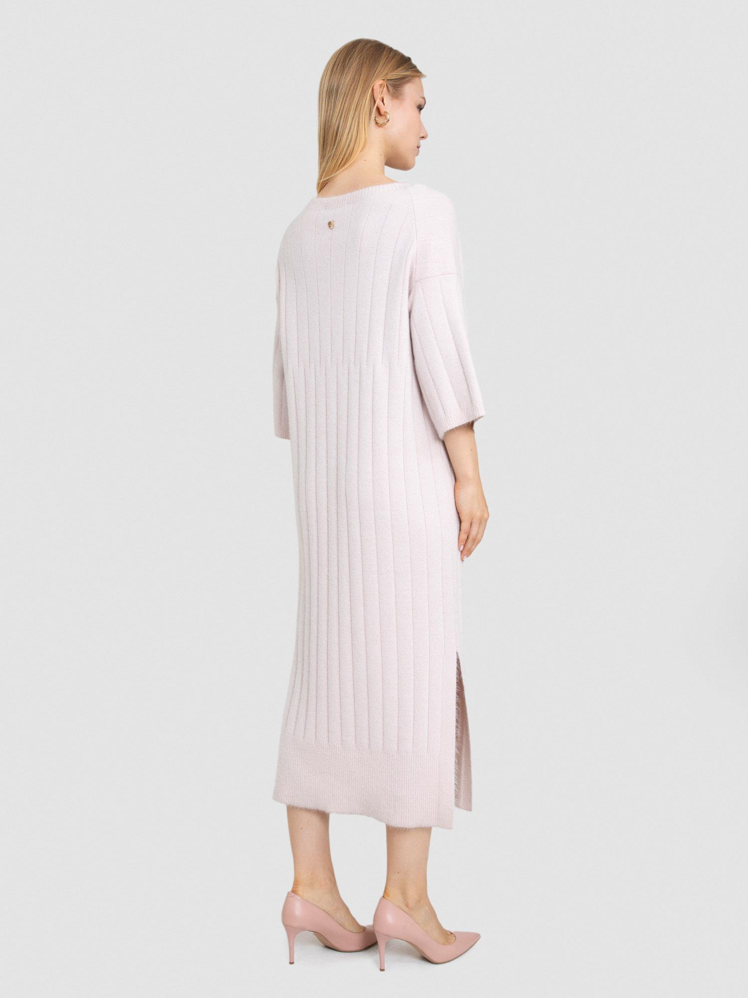 Organik Pamuk Karışımlı Metalik İpli Elbise