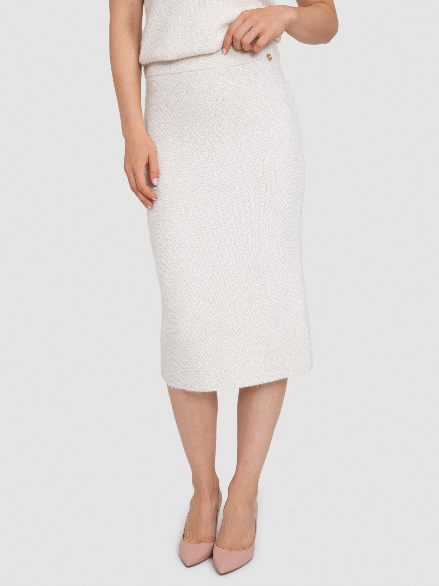 Organik Pamuk Karışımlı Metalik İpli Etek