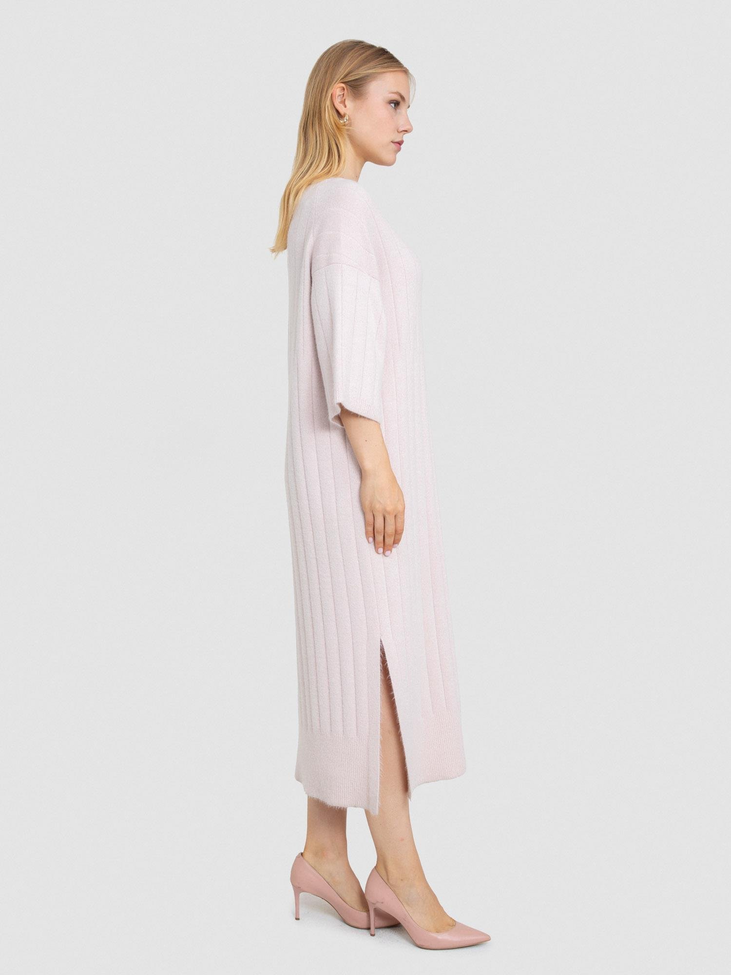 Organik Pamuk Karışımlı Metalik İpli Elbise