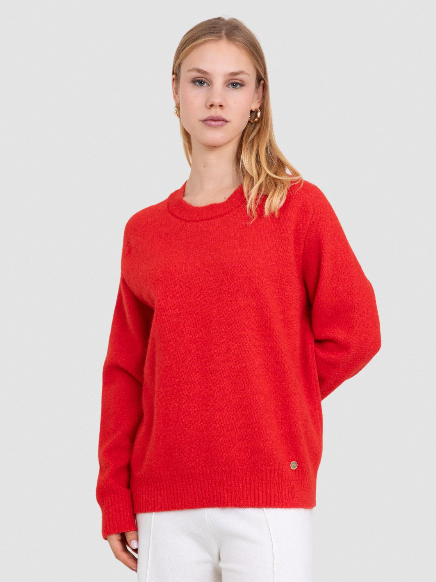 Organik Pamuk Karışımlı Metalik İpli Kazak