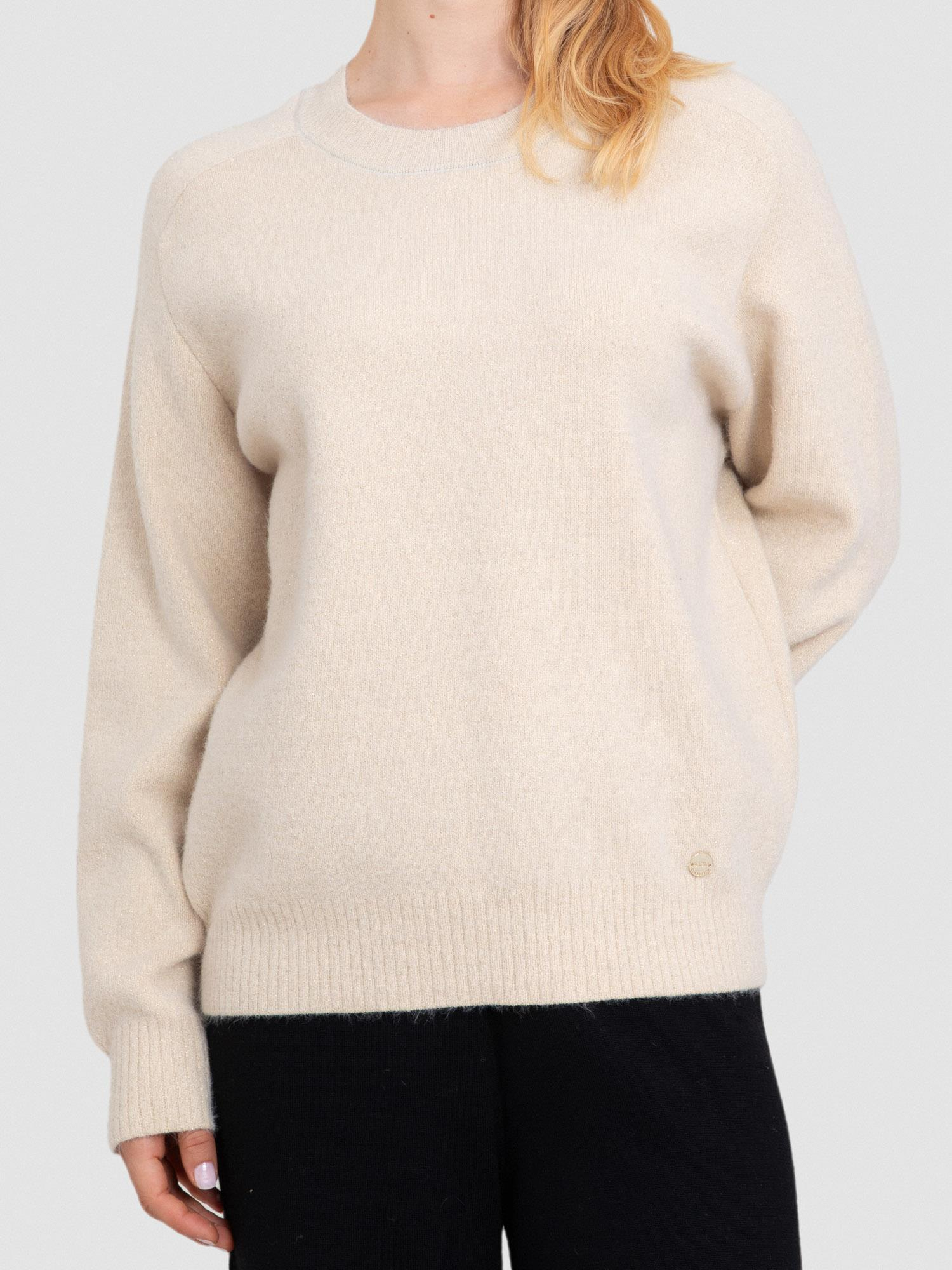 Organik Pamuk Karışımlı Metalik İpli Kazak