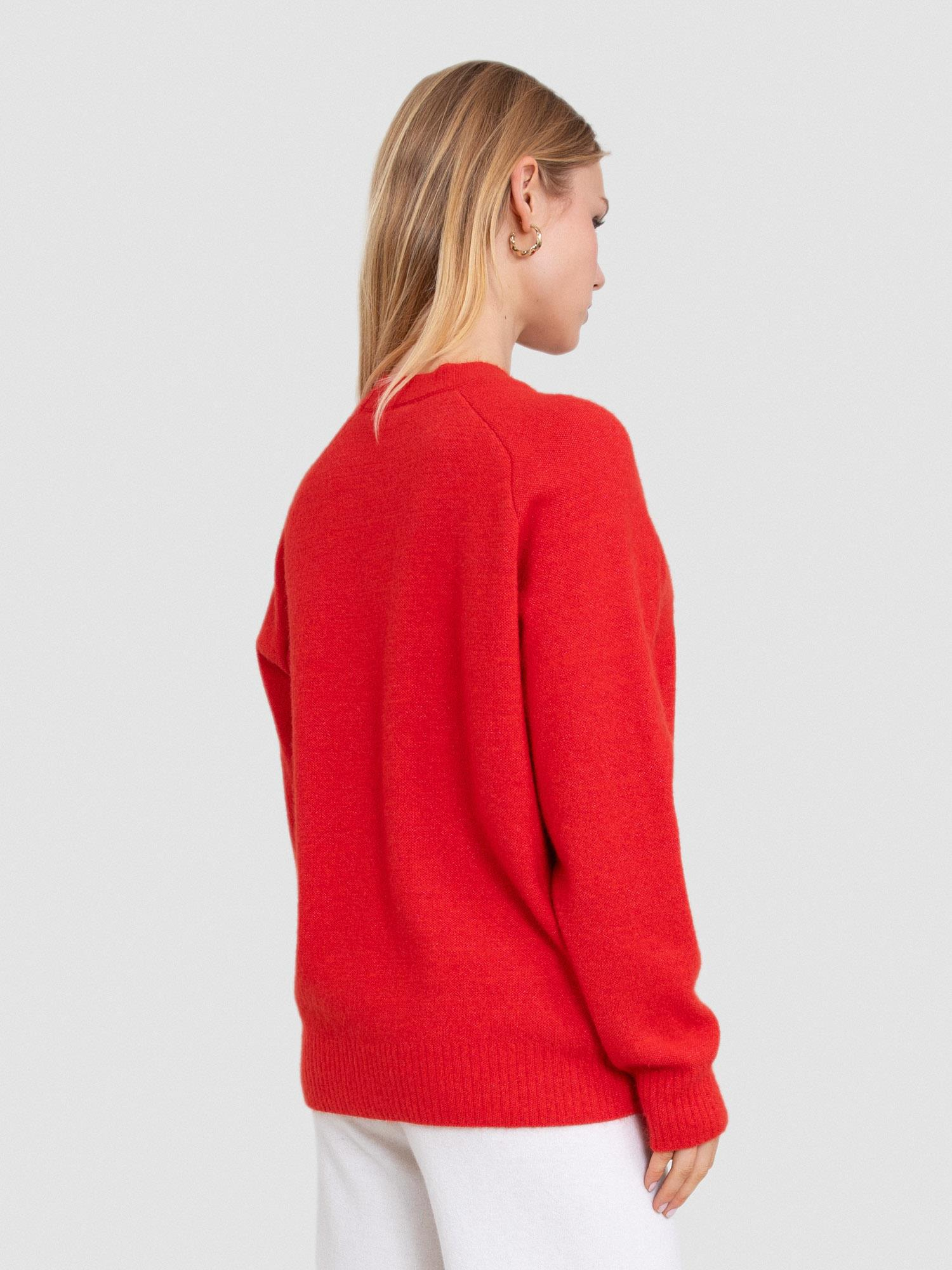 Organik Pamuk Karışımlı Metalik İpli Kazak