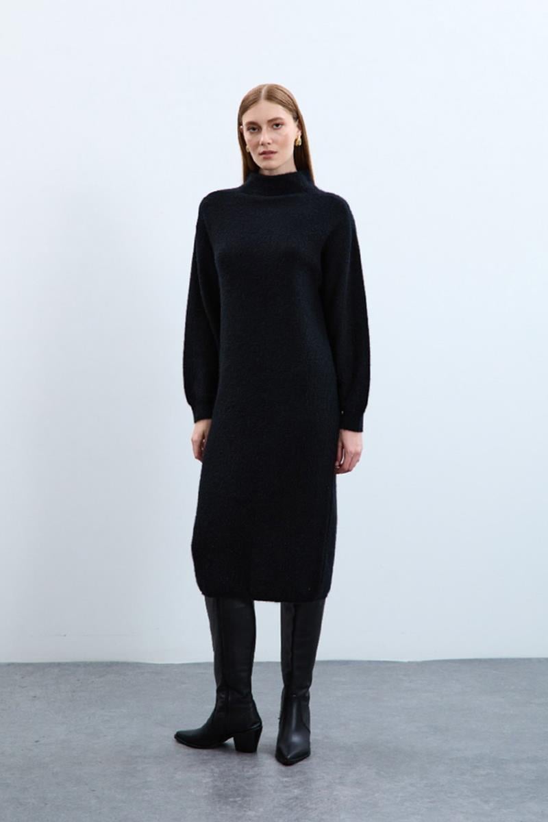 Organic Cotton Blend Dress with Metallic Thread