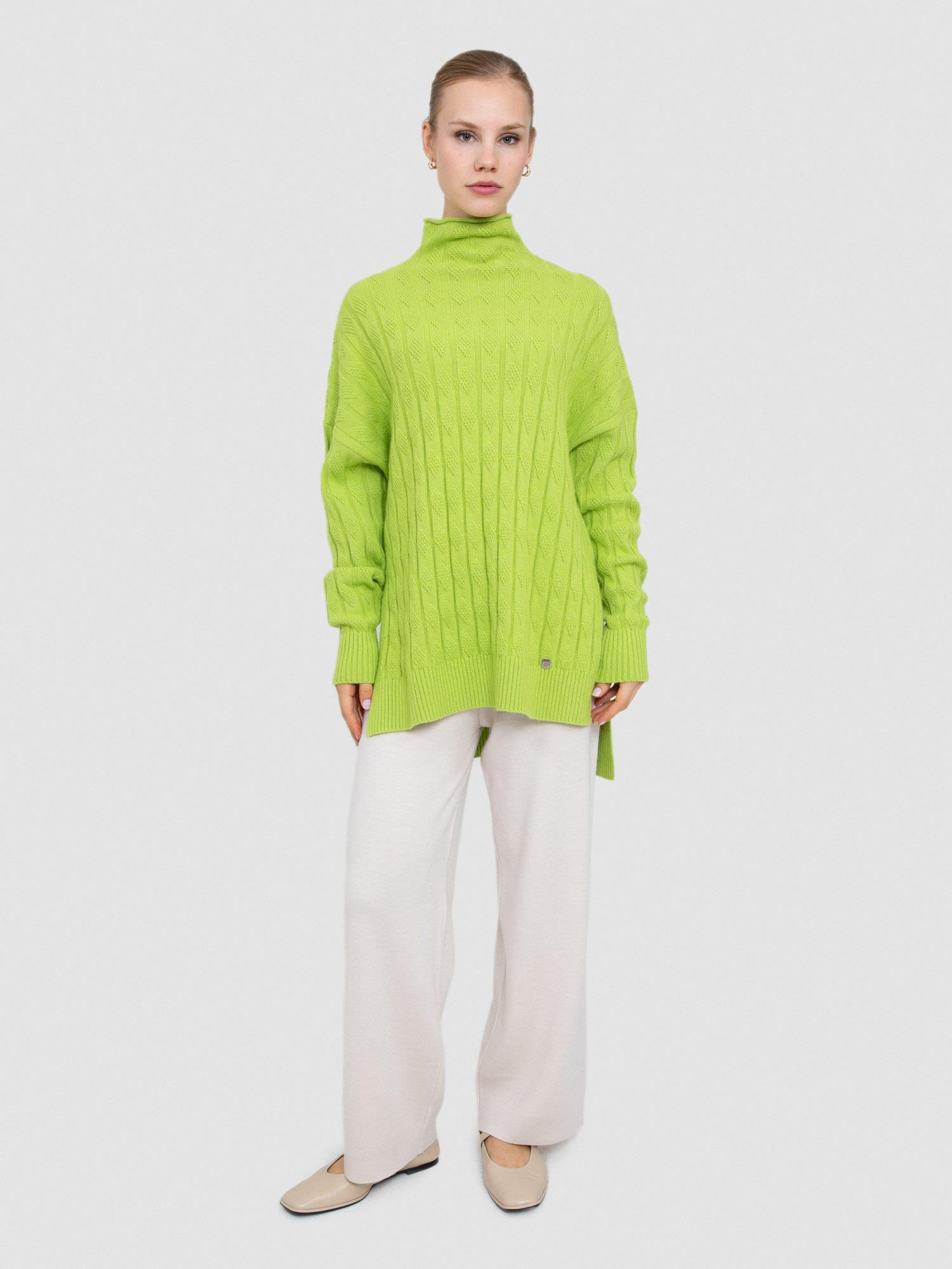 Organik Yün ve Pamuk Karışımlı Balıkçı Yaka Tunik