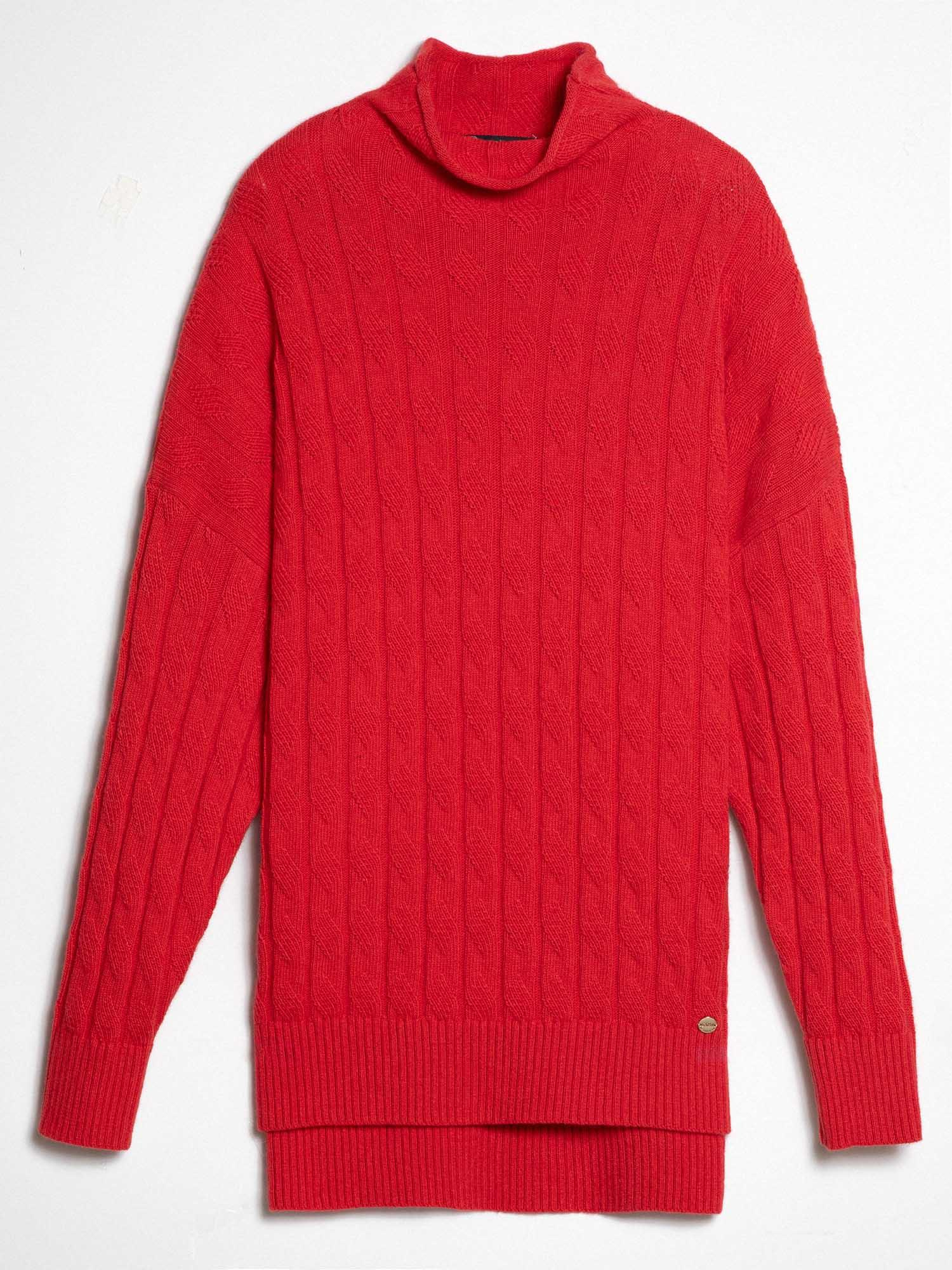 Organik Yün ve Pamuk Karışımlı Balıkçı Yaka Tunik