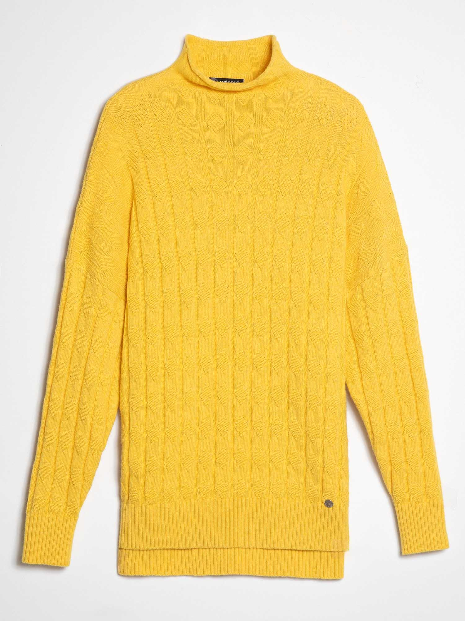 Organik Yün ve Pamuk Karışımlı Balıkçı Yaka Tunik