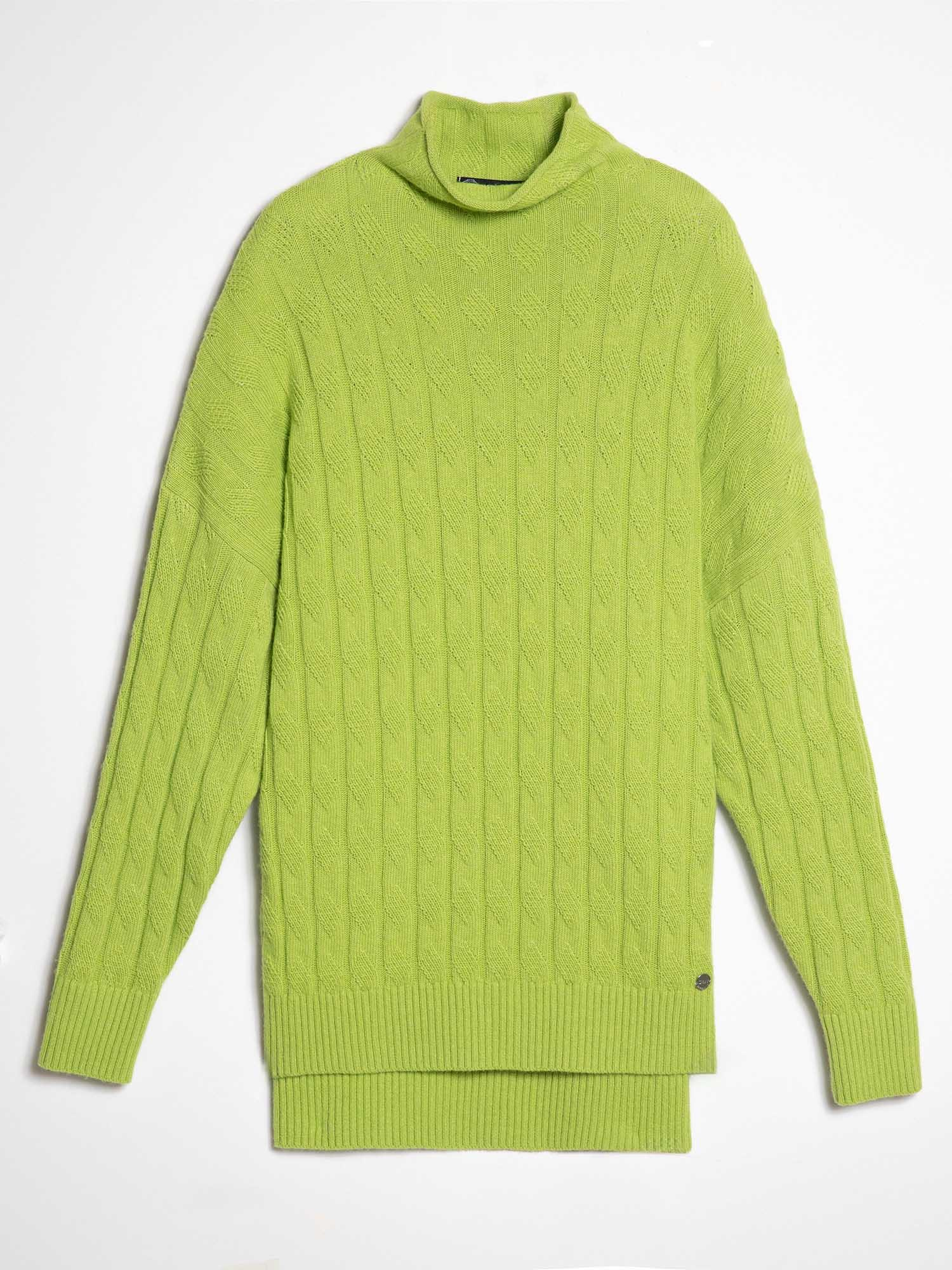 Organik Yün ve Pamuk Karışımlı Balıkçı Yaka Tunik