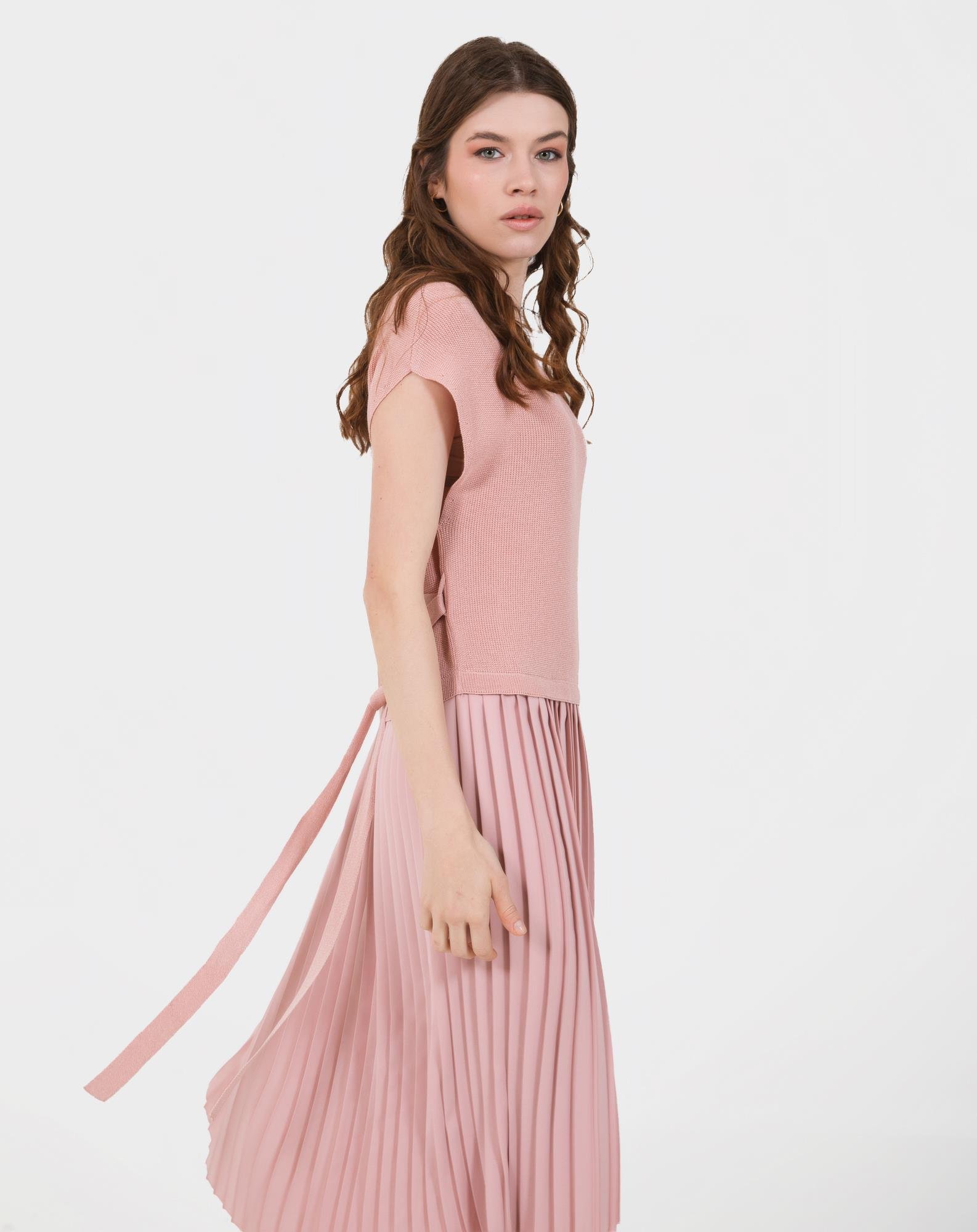 Piliseli Triko Elbise